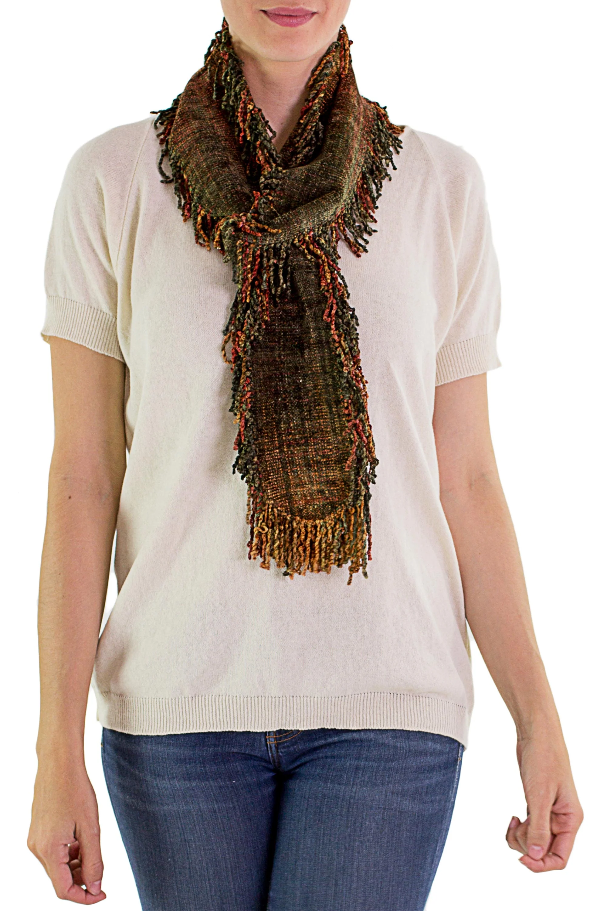 Pacaya Volcano Bamboo Scarf - Image 2