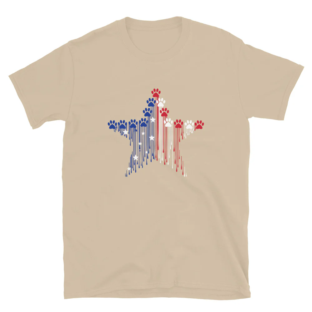 Painted Paw American Star T-Shirt - Image 10