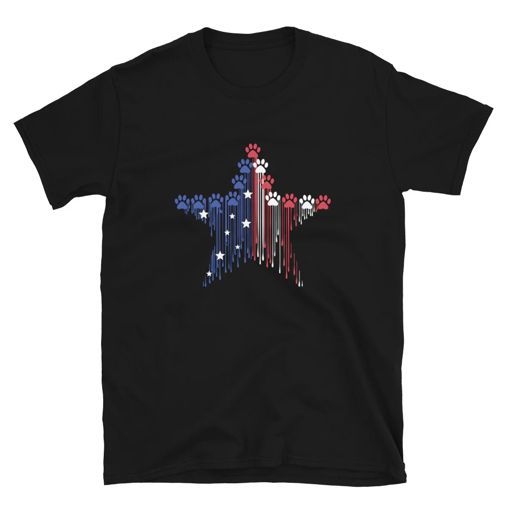 Painted Paw American Star T-Shirt - Image 3