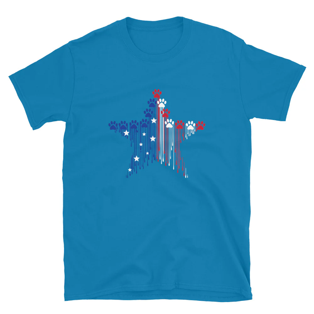 Painted Paw American Star T-Shirt - Image 6