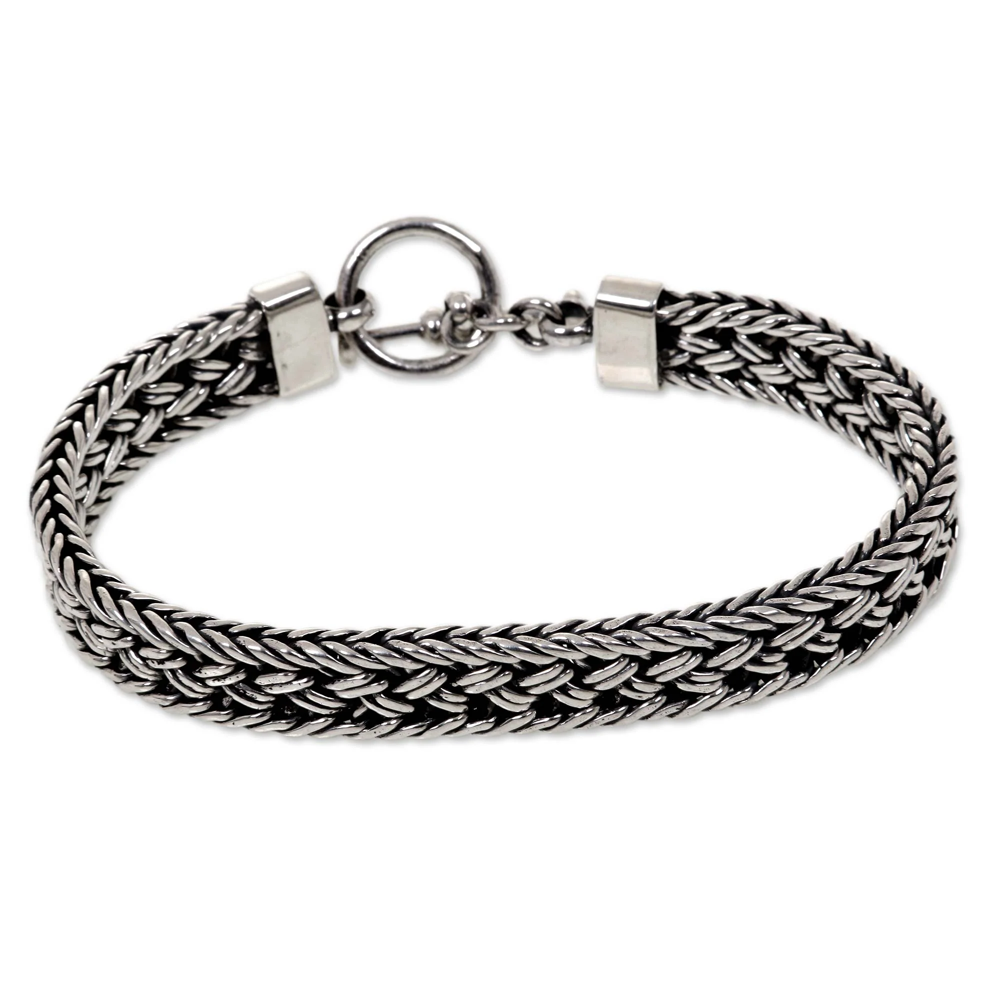 Parkerisan Silver Men's Bracelet - Image 2