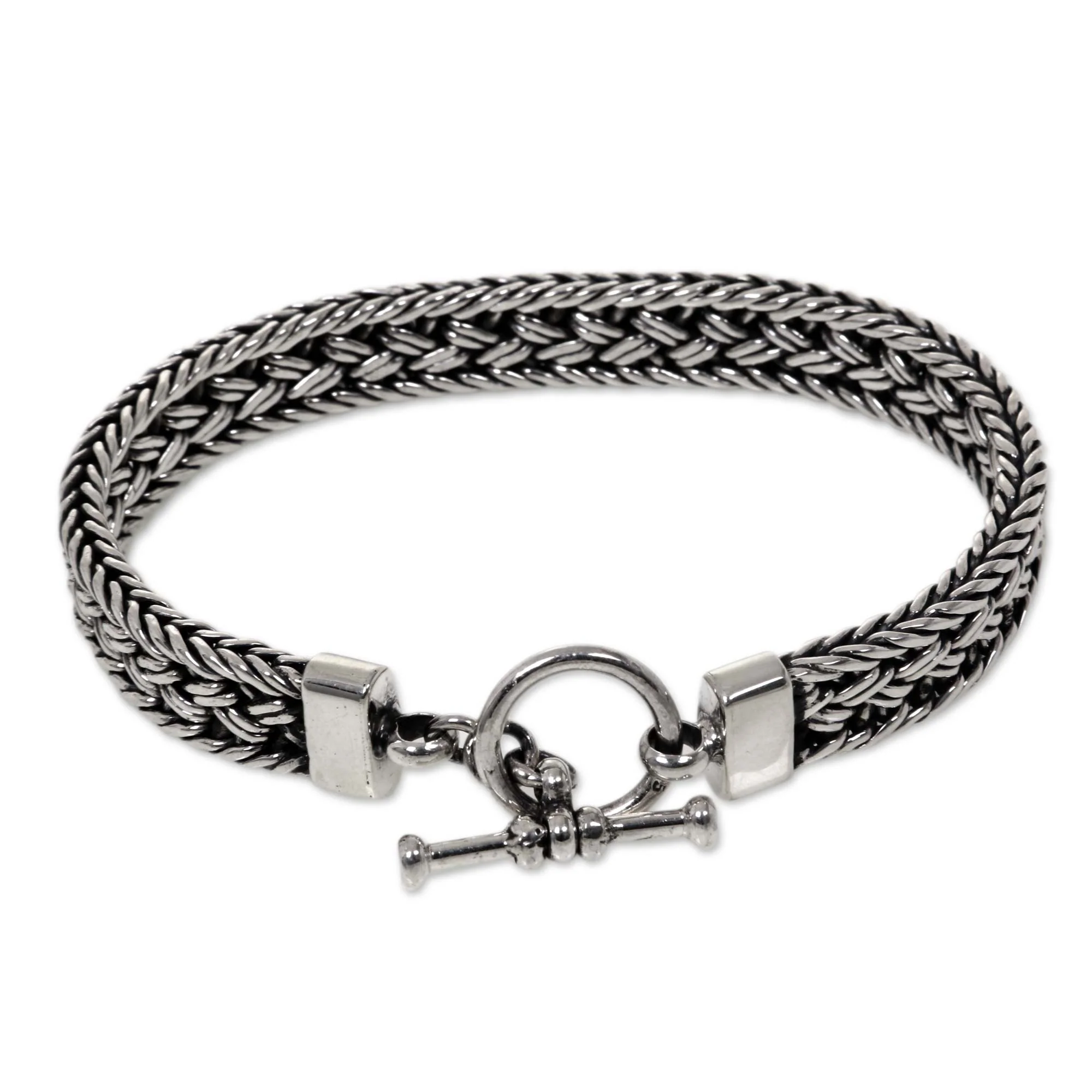 Parkerisan Silver Men's Bracelet - Image 4