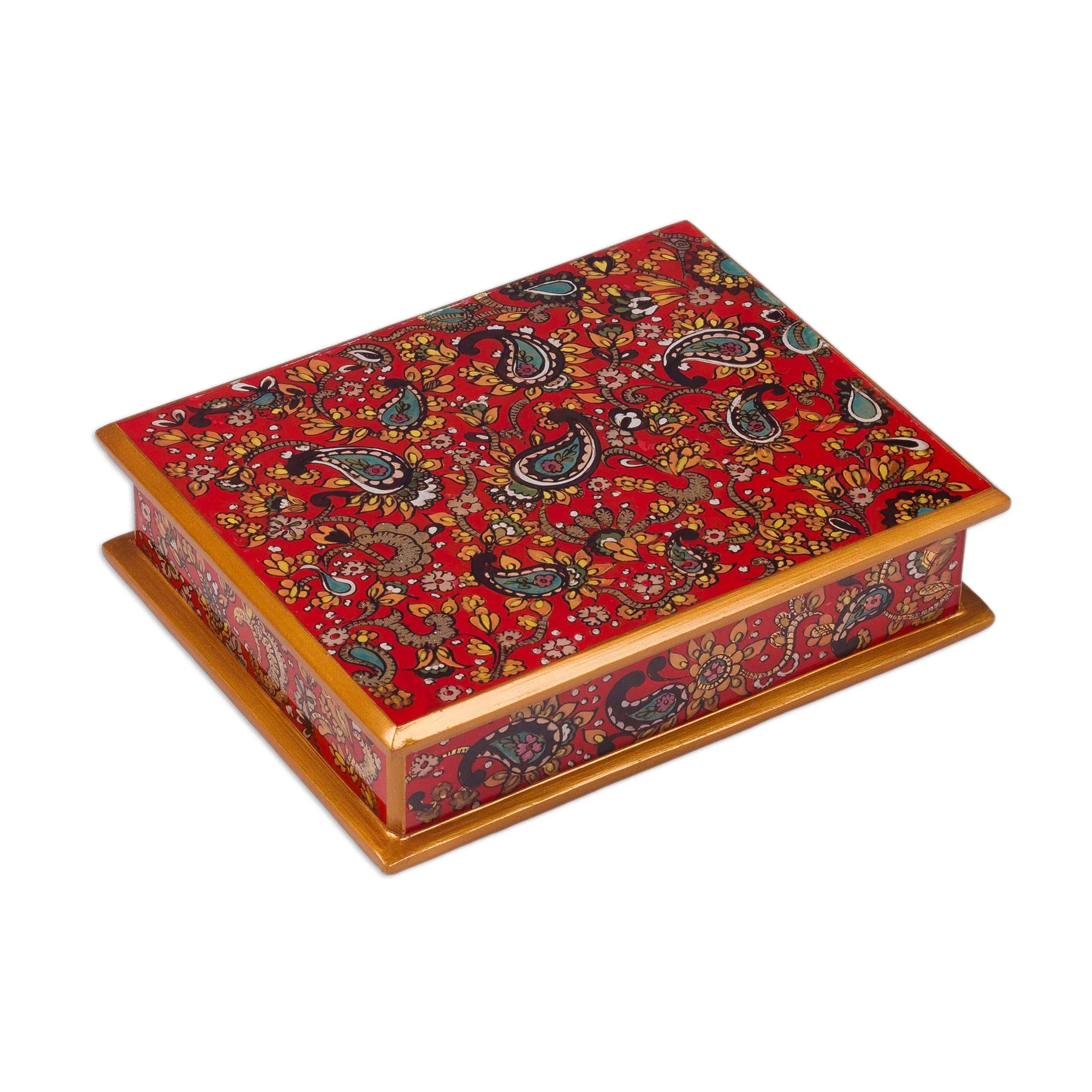 Passion Hand Crafted Peruvian Wood Jewelry Box - Image 2