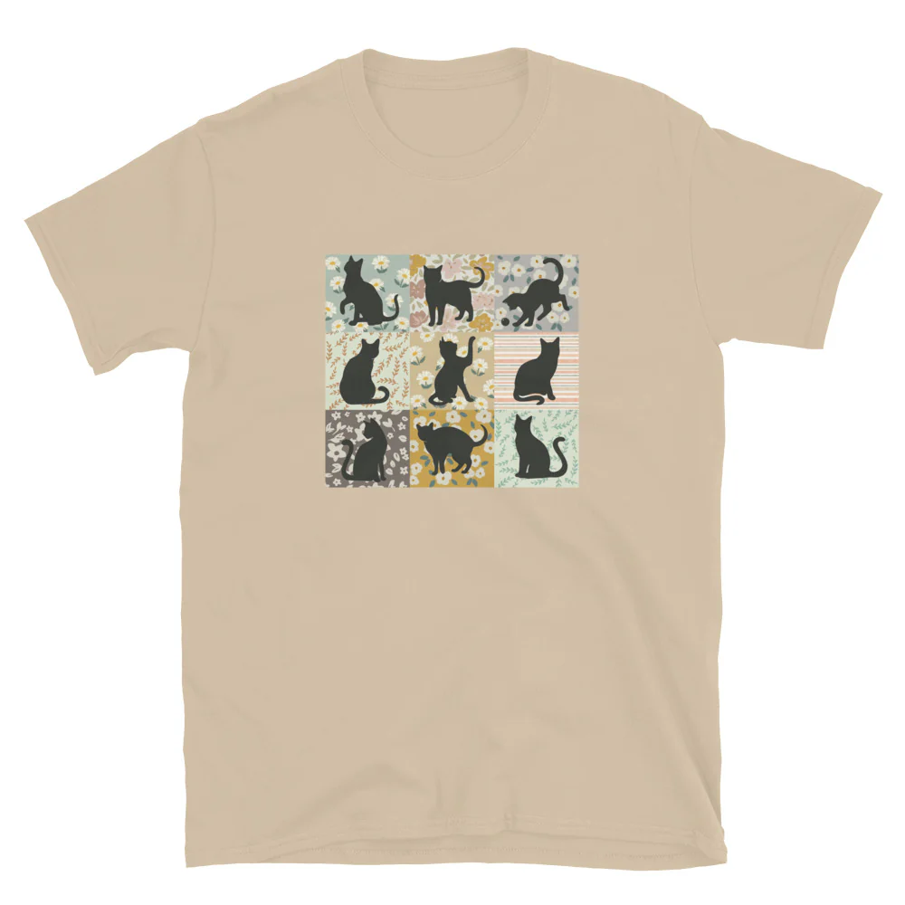 Patchwork Cats T-Shirt - Image 10