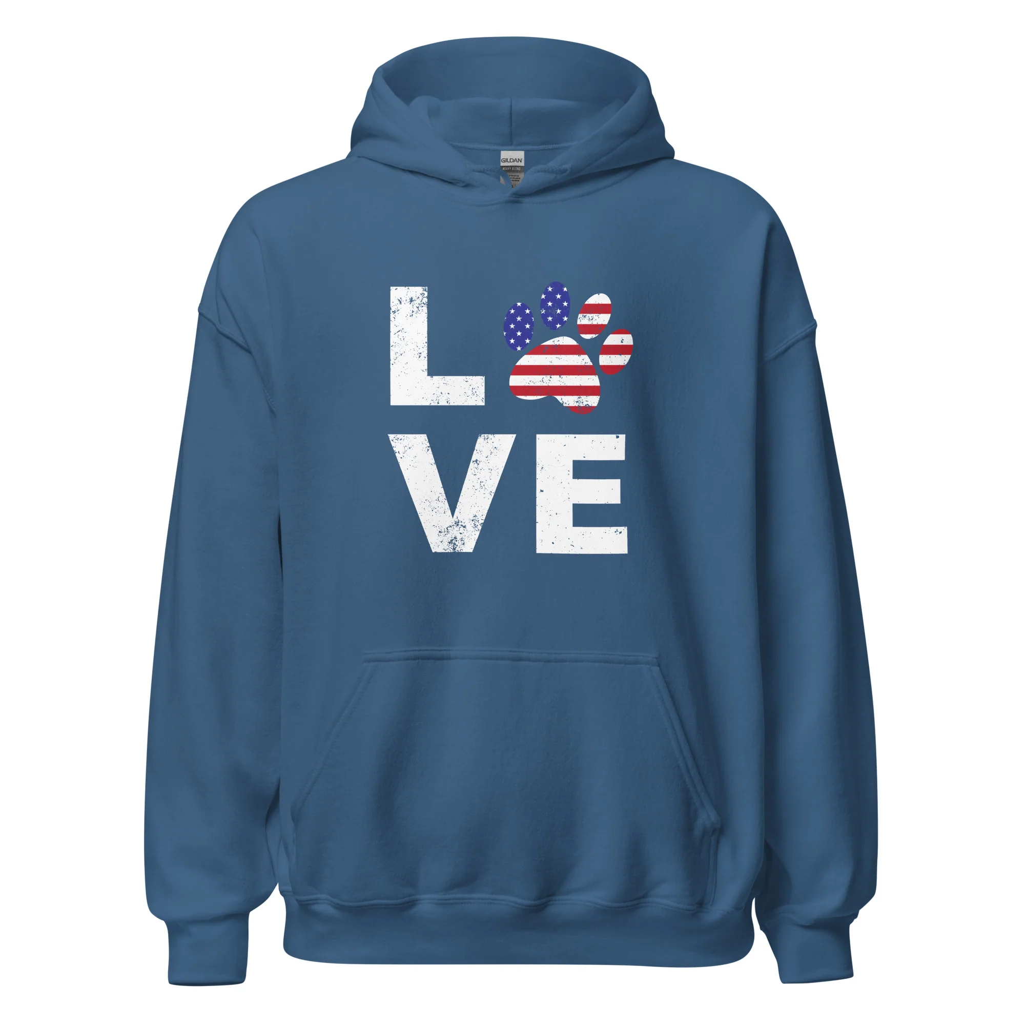 Patriotic Paw Love Hoodie - Image 5