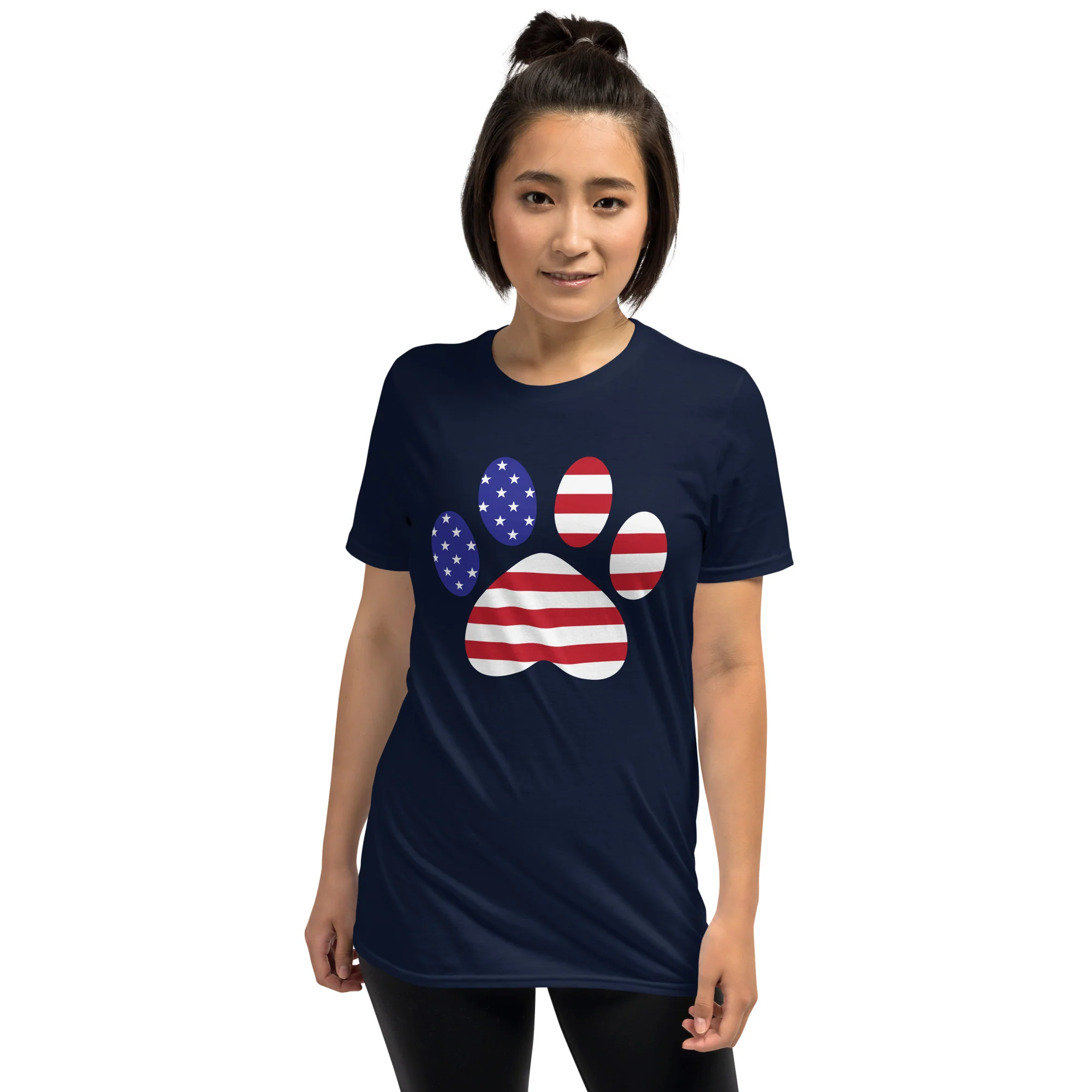 Patriotic Paw Print T-Shirt - Image 5