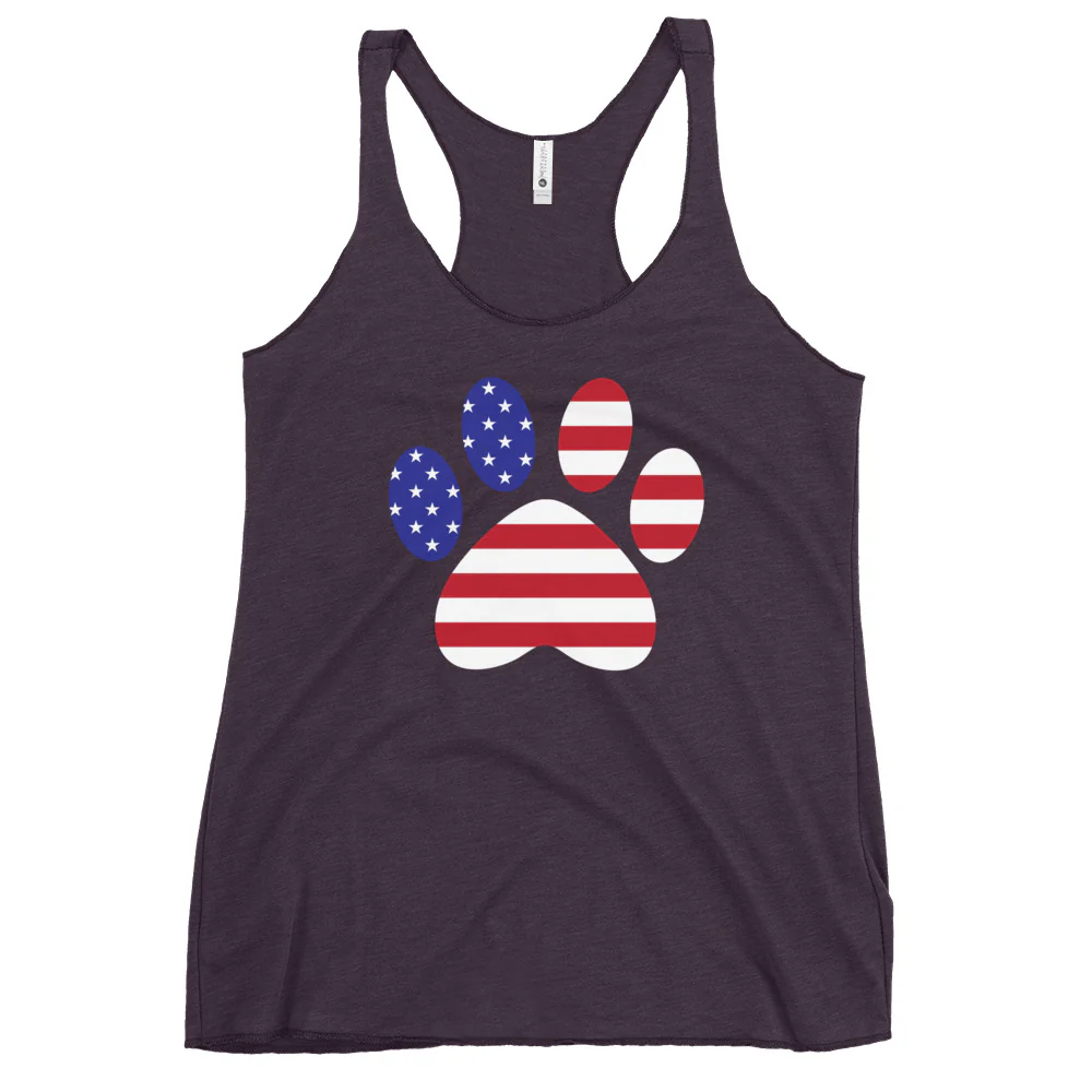 Patriotic Paw Print Tank - Image 4