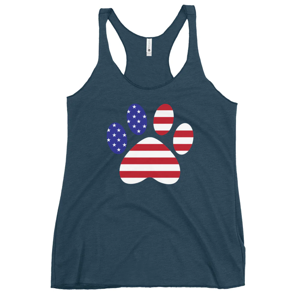 Patriotic Paw Print Tank - Image 5