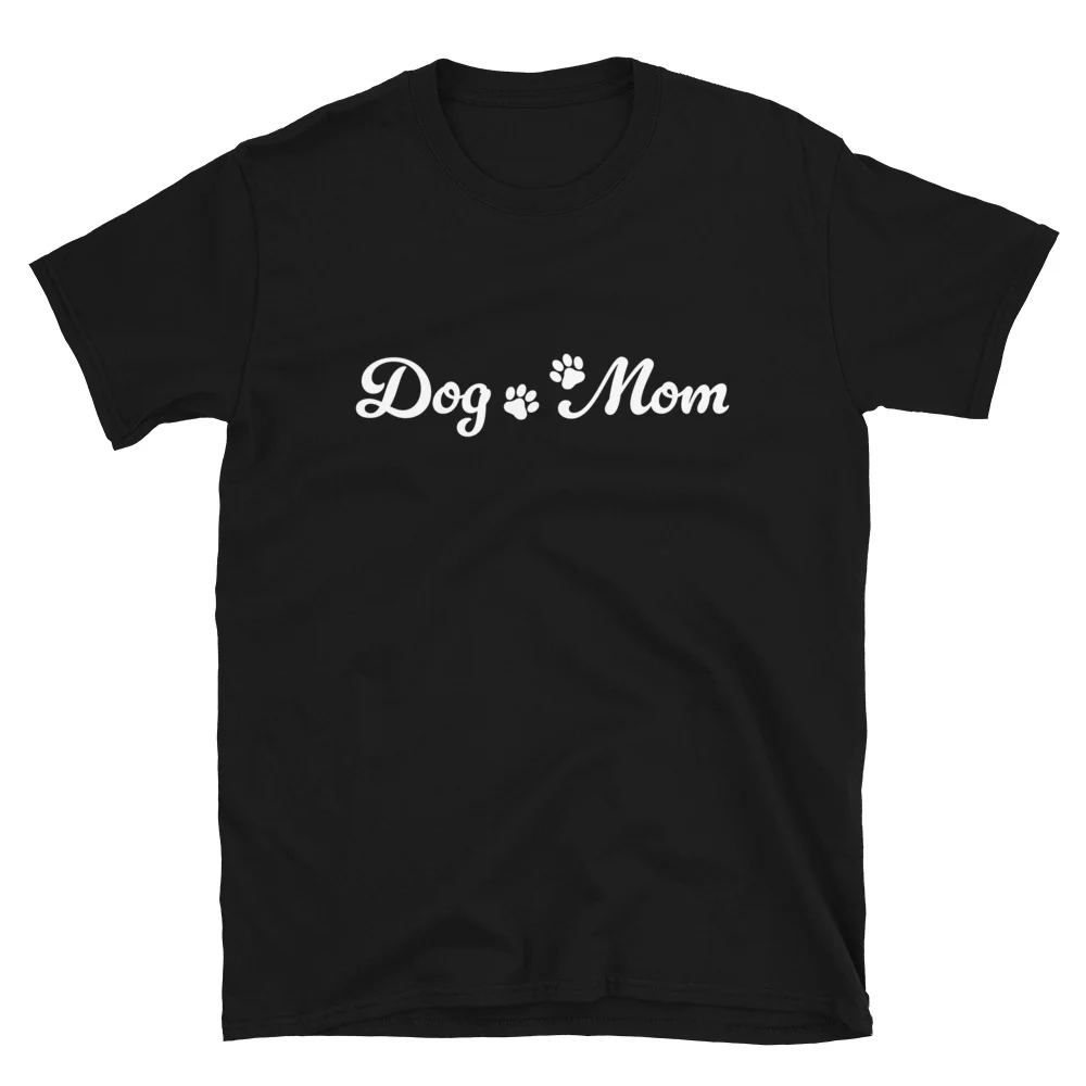 Paw Print Dog Mom T-Shirt - Image 3