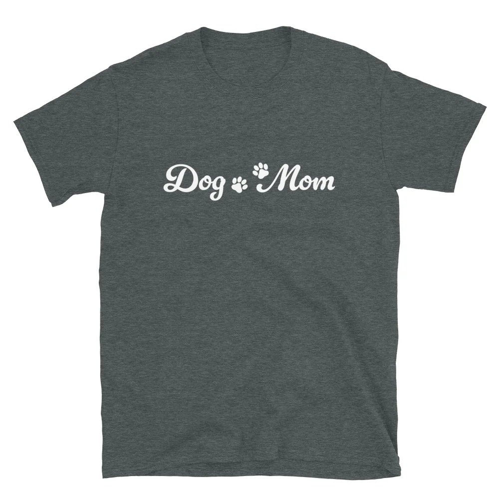 Paw Print Dog Mom T-Shirt - Image 4