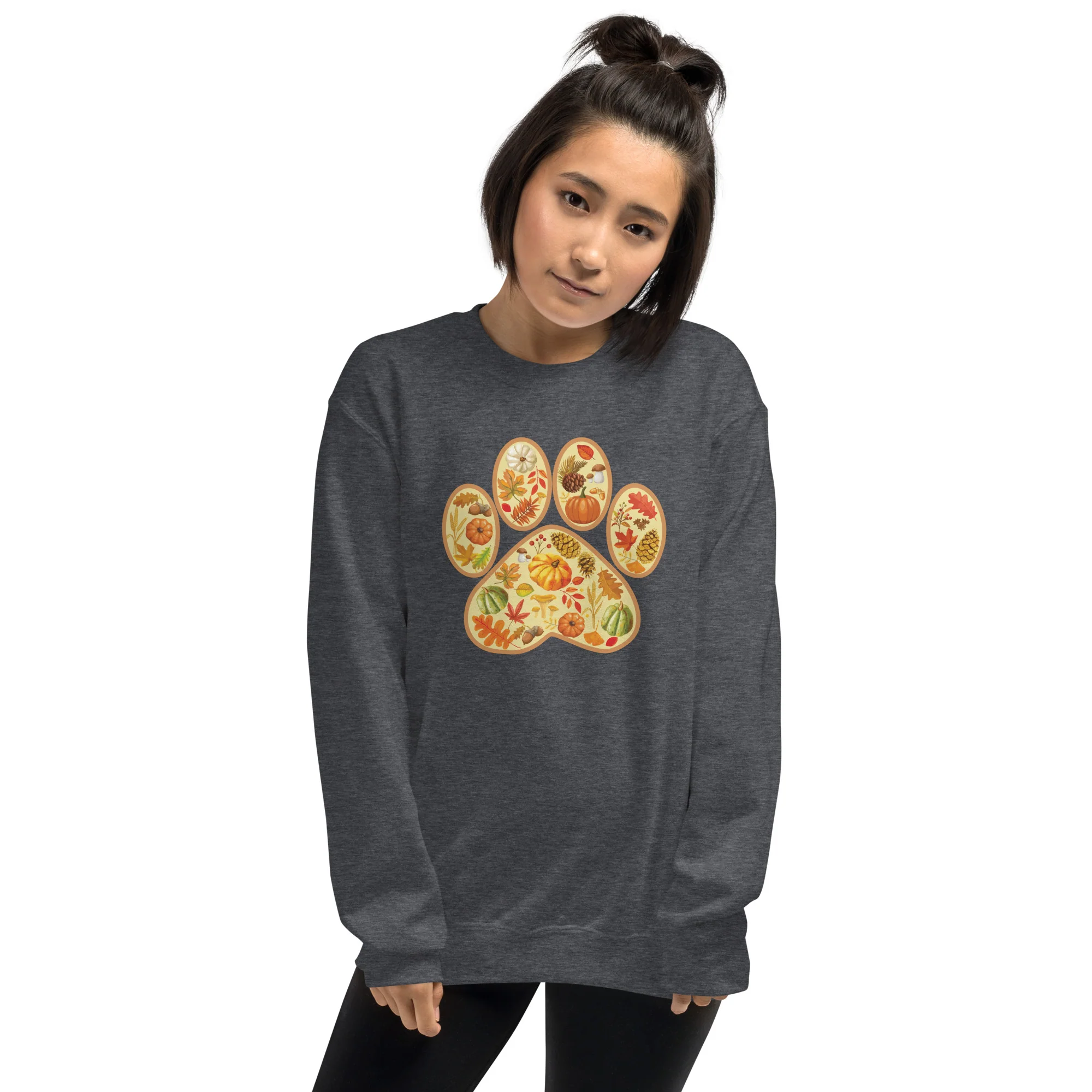 Paw Print of Autumn Crewneck Sweatshirt - Image 3