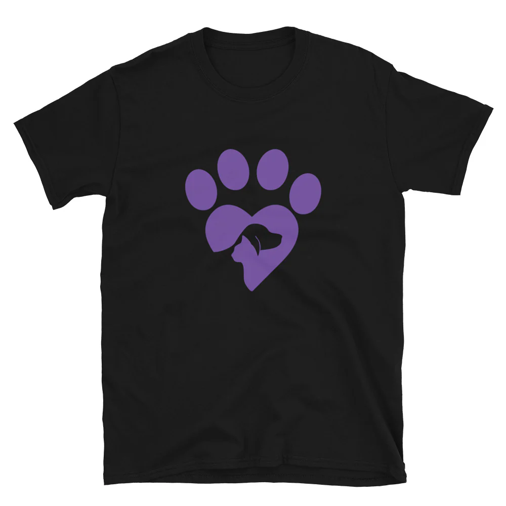 Paw Print Pet Love T-Shirt - Image 2