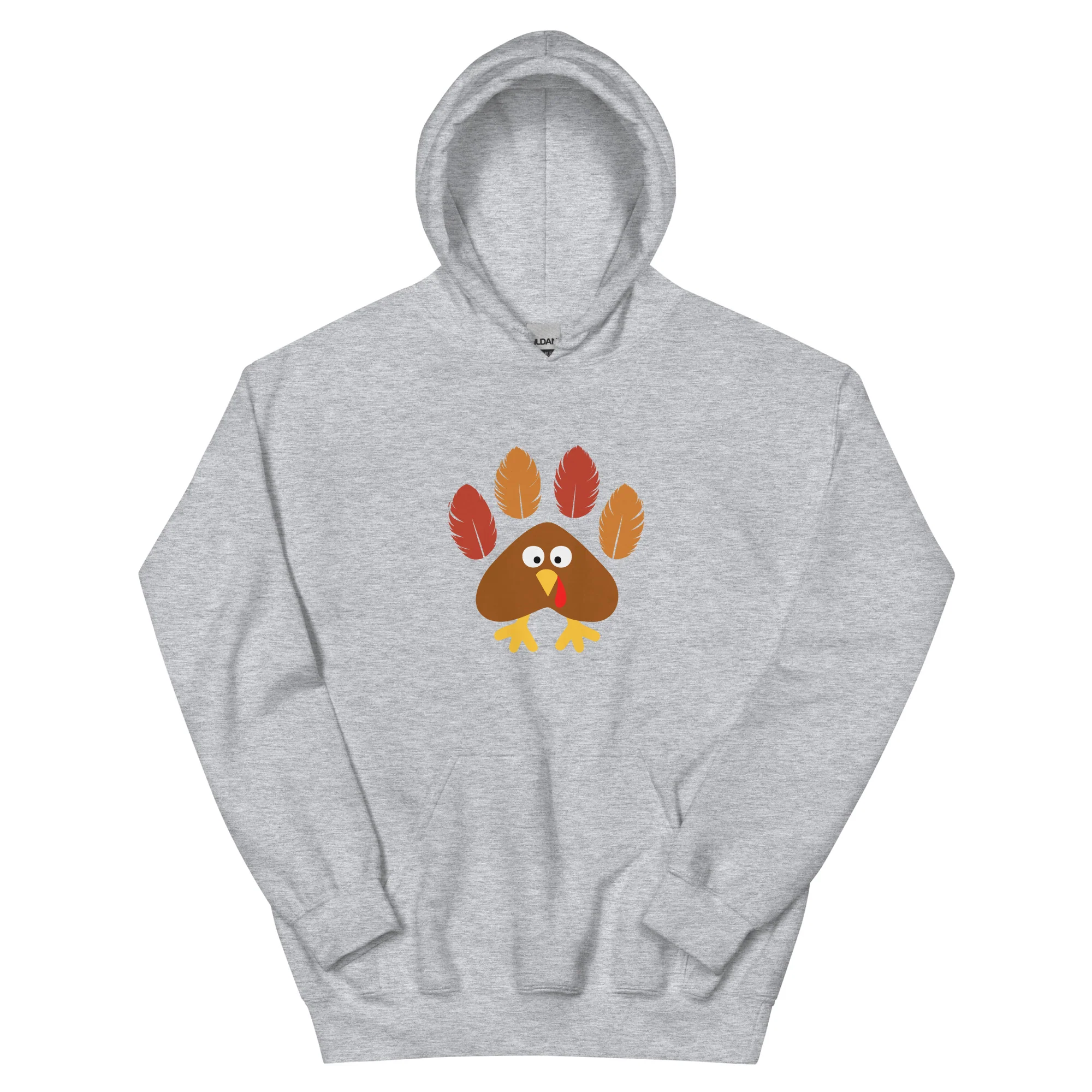 Paw Print Turkey Hoodie - Image 10