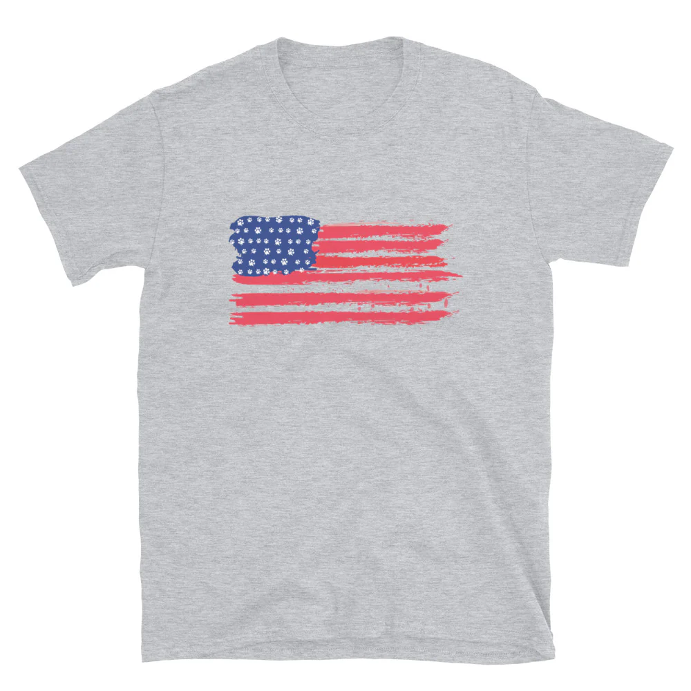 Paw-triotic Flag T-Shirt - Image 4