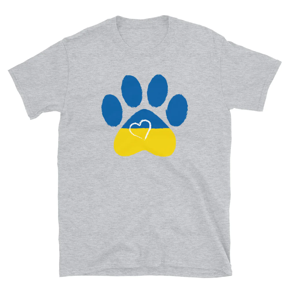 Paws & Hearts For Ukraine T-Shirt - Image 4