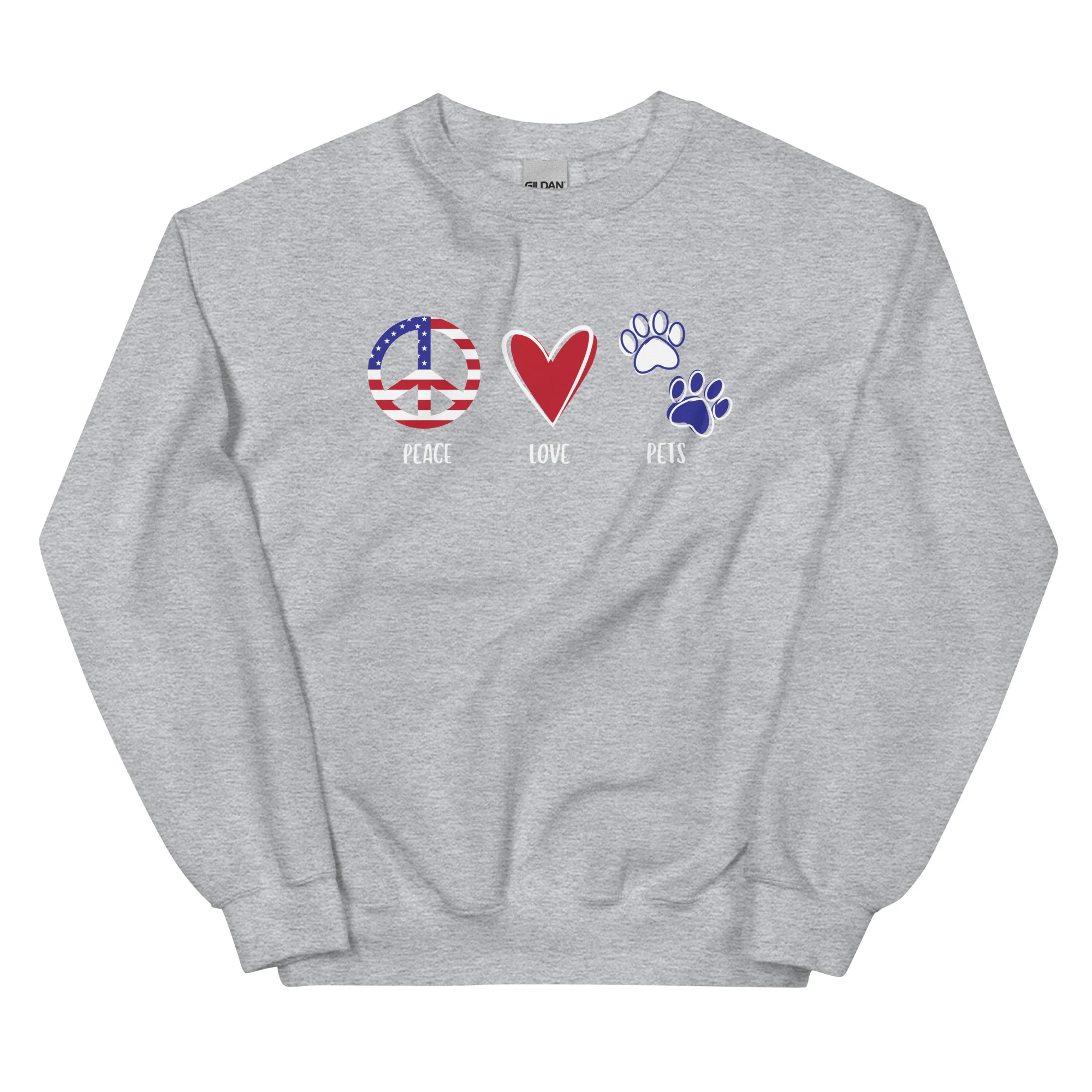 Peace Love & Pets Crewneck Sweatshirt - Image 7