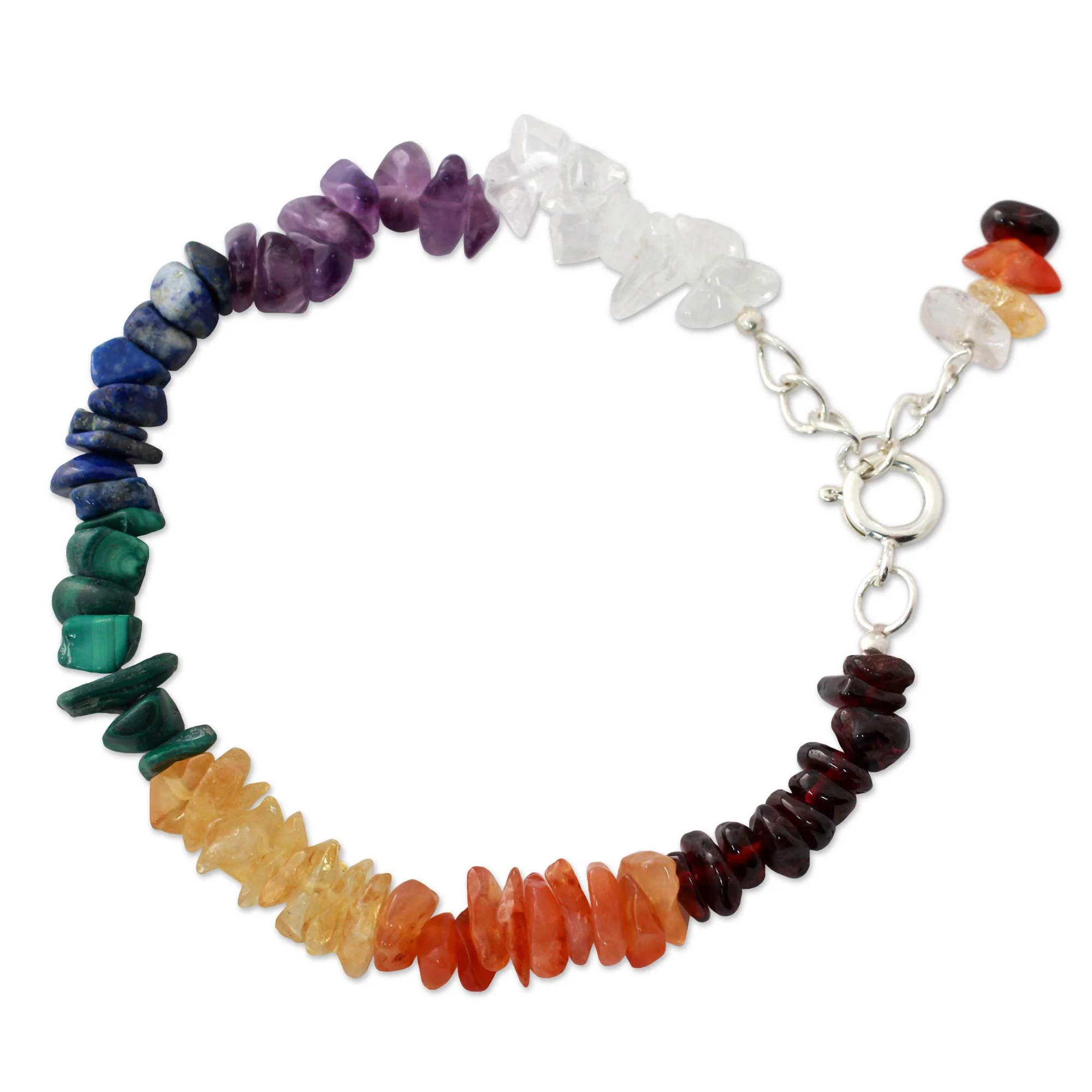 Peaceful Mantra Multi-gemstone Bracelet - Image 2