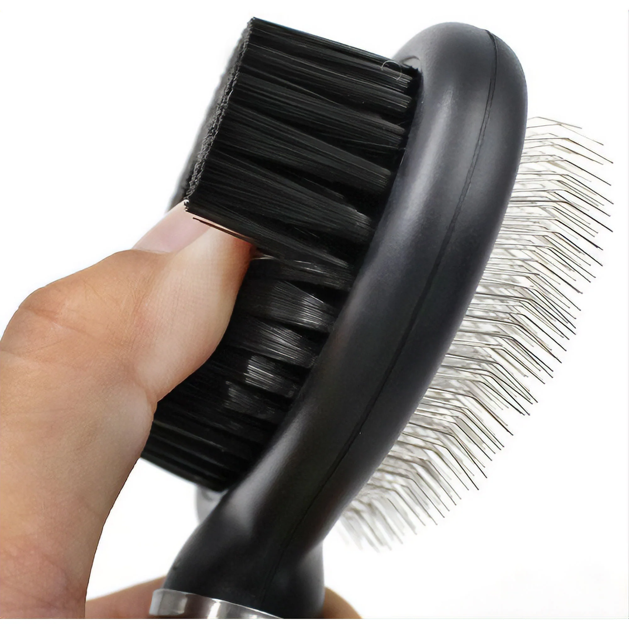 Pet Life® Flex Series Dual Grooming Pet Brush - Image 4