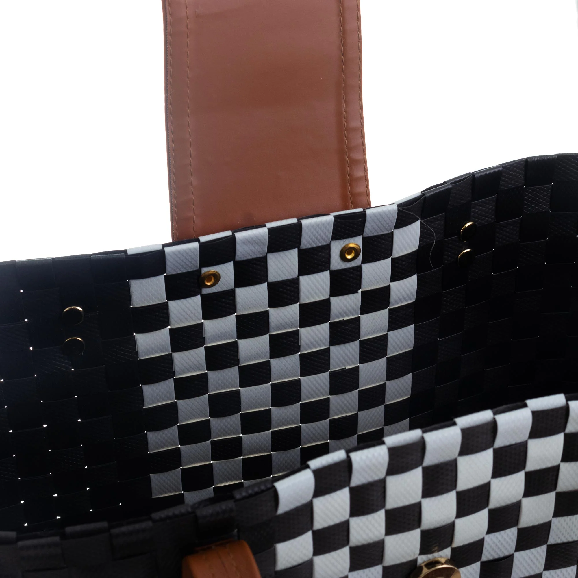 Picnic in the Park Handcrafted Recycled Tote Bag - Image 5