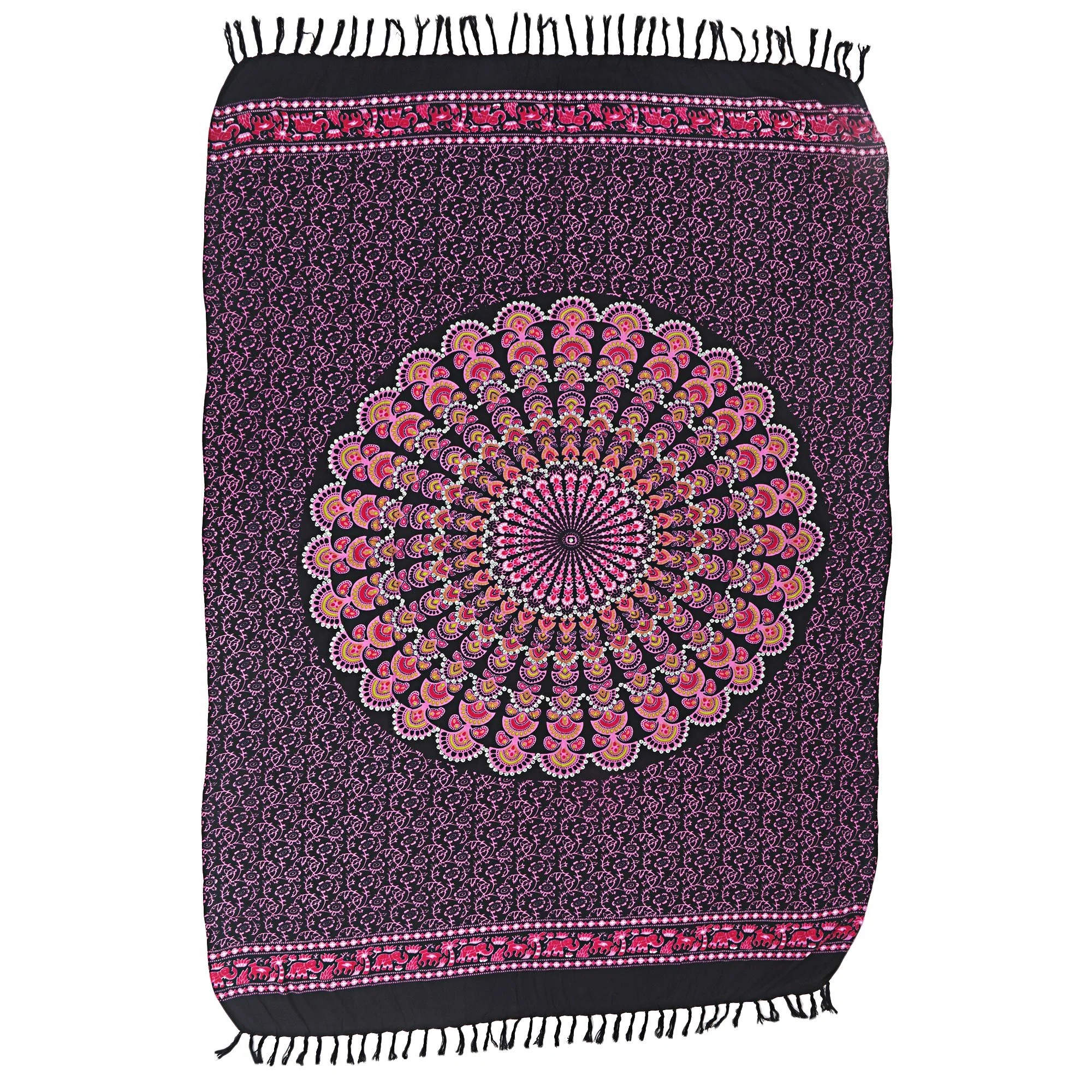 Pink Sunshine Beach Sarong - Image 5