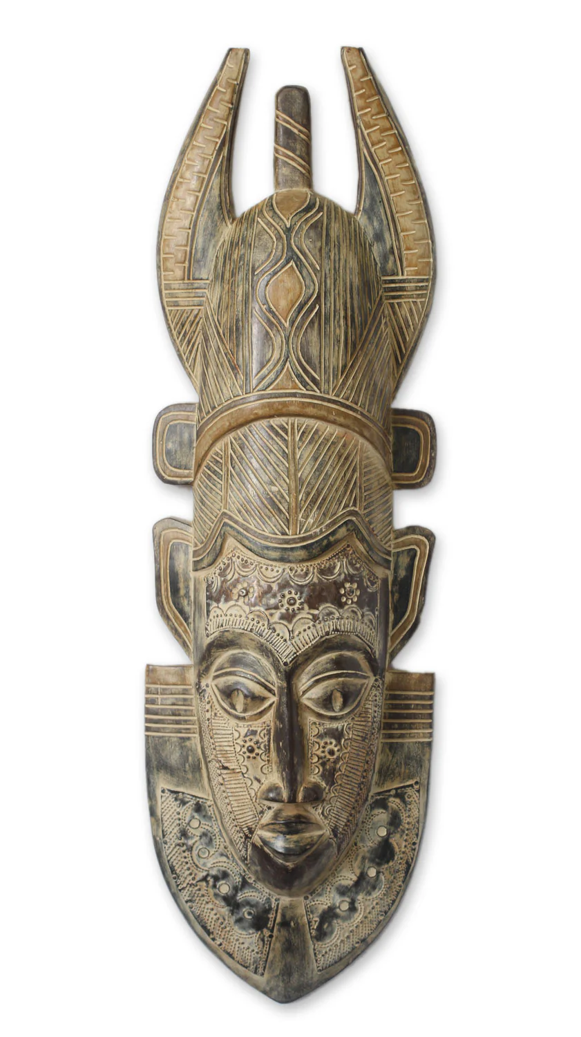 Power African Wood Mask - Image 2