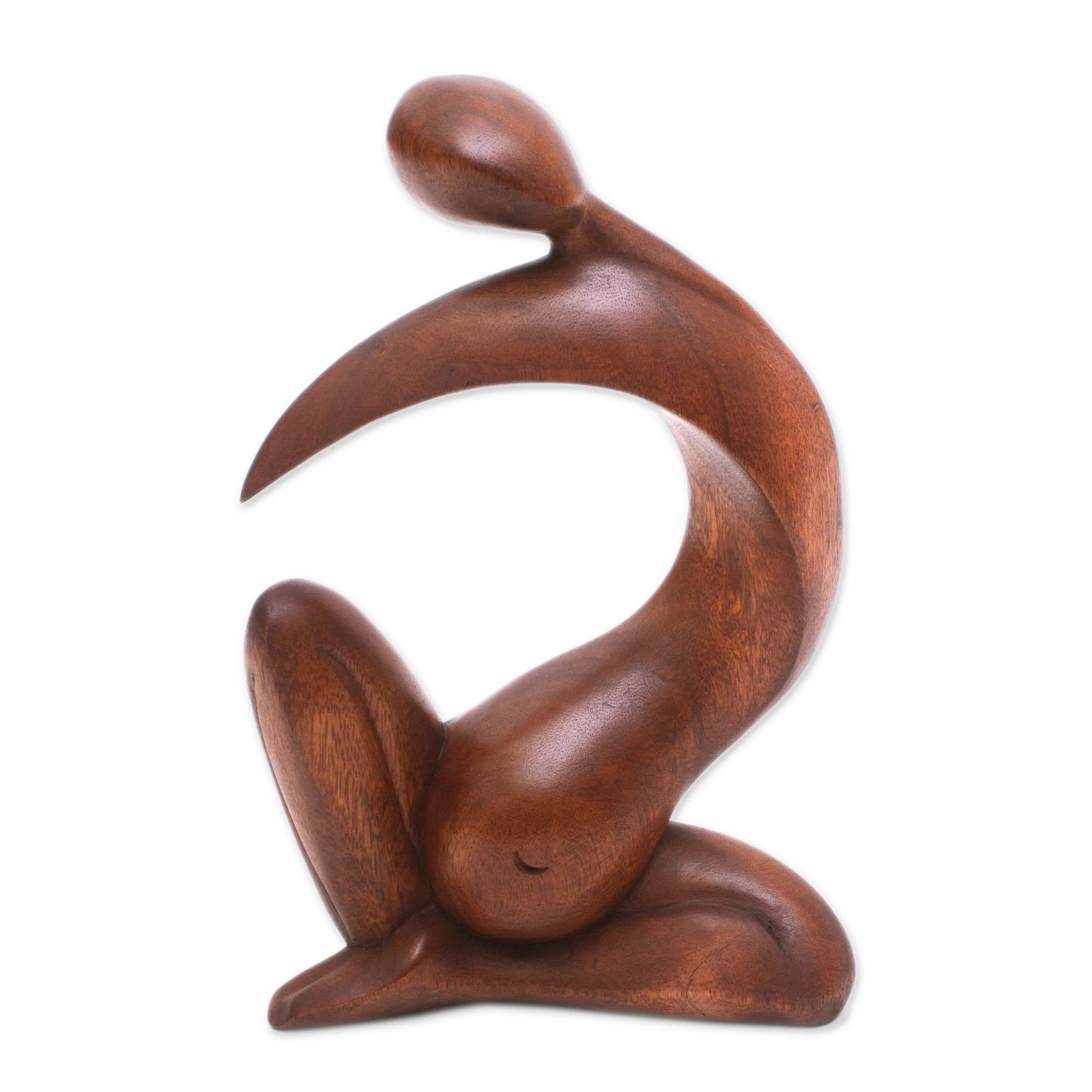 Pregnant Grace Wood statuette - Image 2