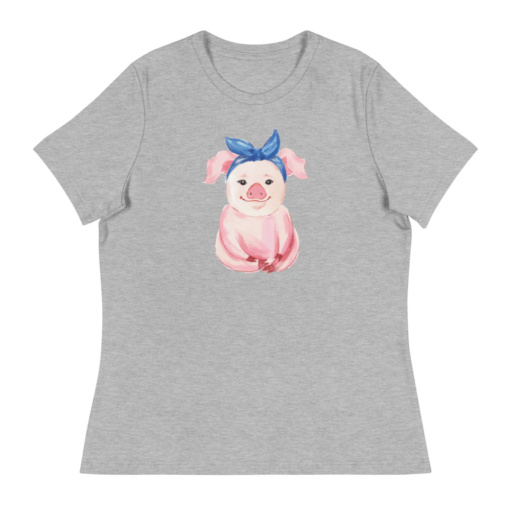 Pretty Pink Piglet Women's Relaxed T-Shirt - Image 7