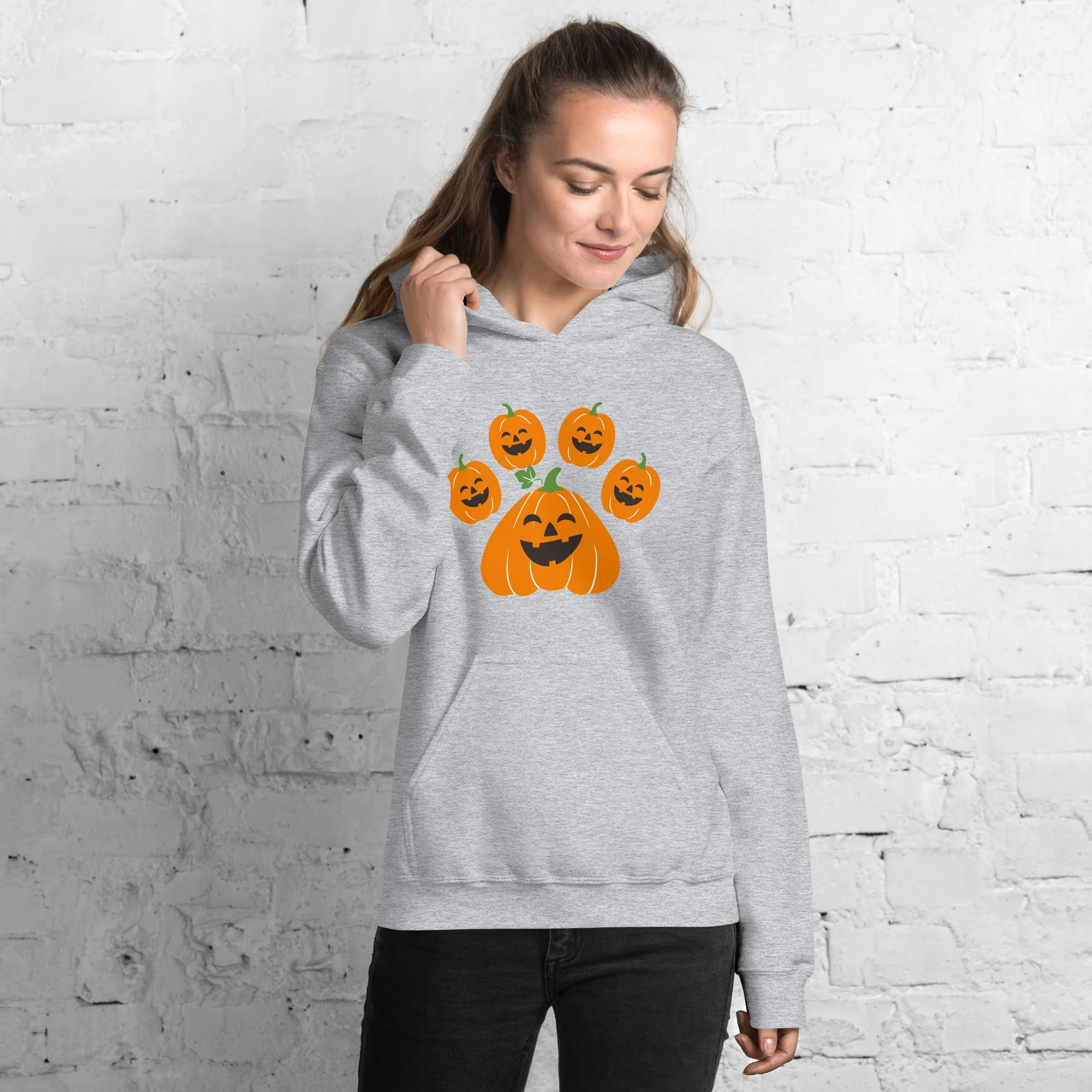 Pumpkin Paw Hoodie - Image 2