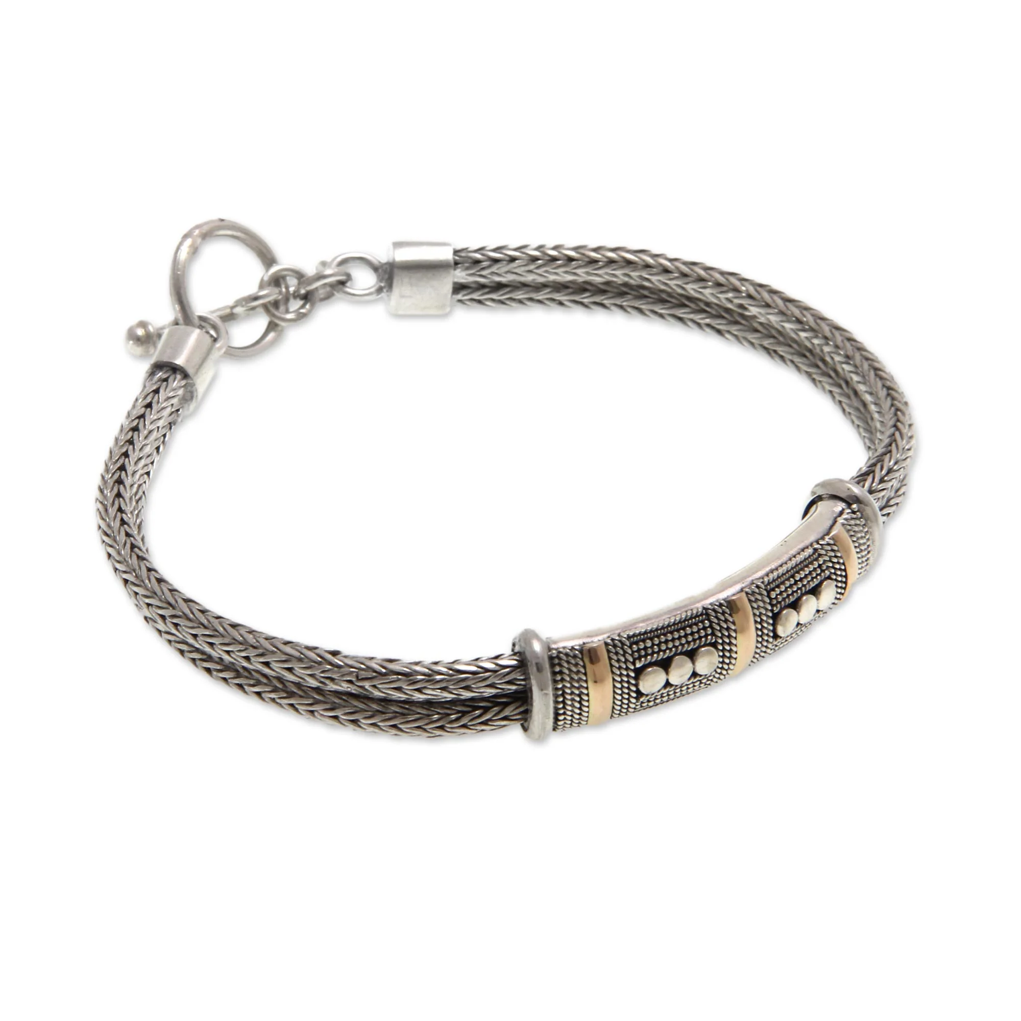 Puri Naga Sterling Silver Bracelet - Image 3