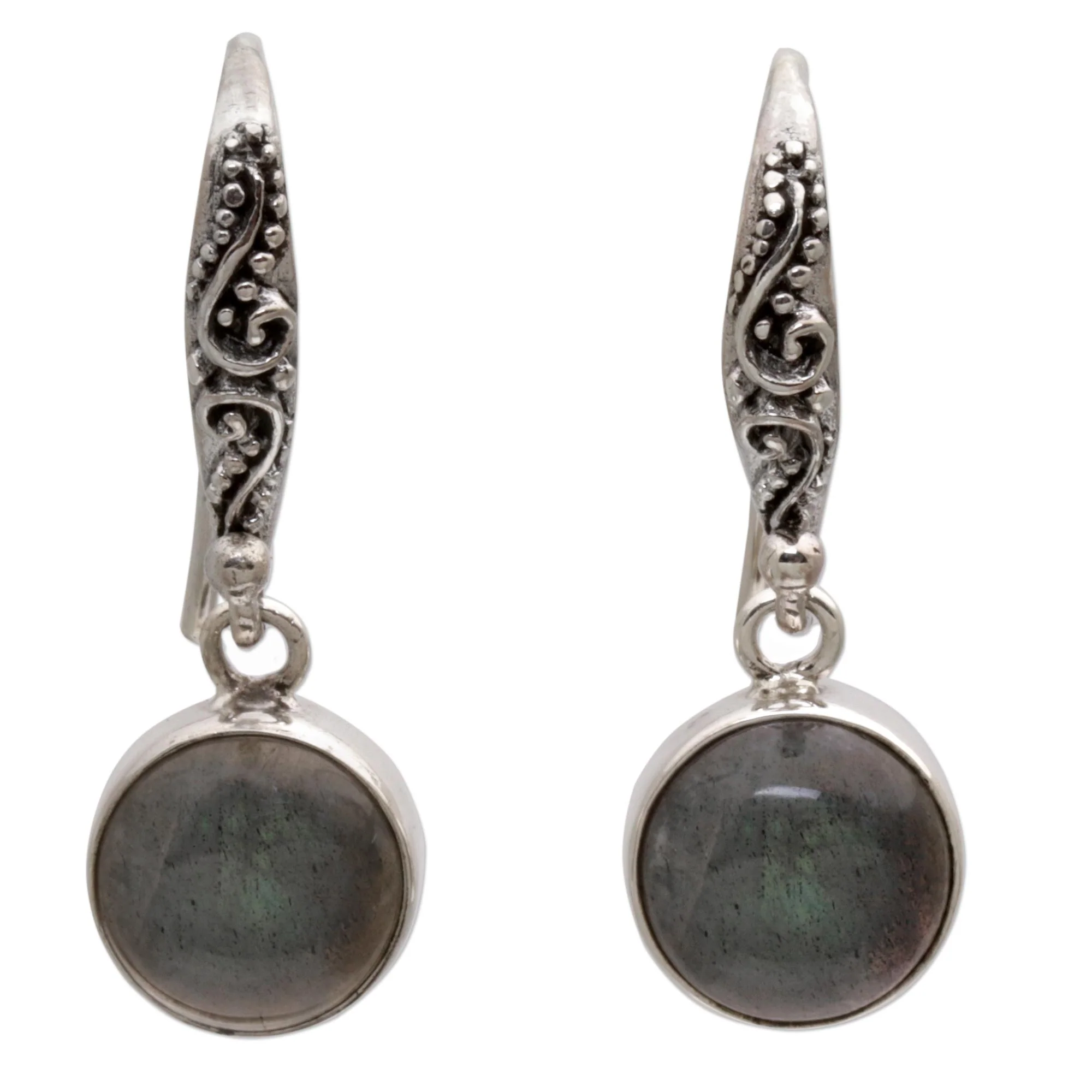 Purity of Moonlight Labradorite Earrings - Image 2