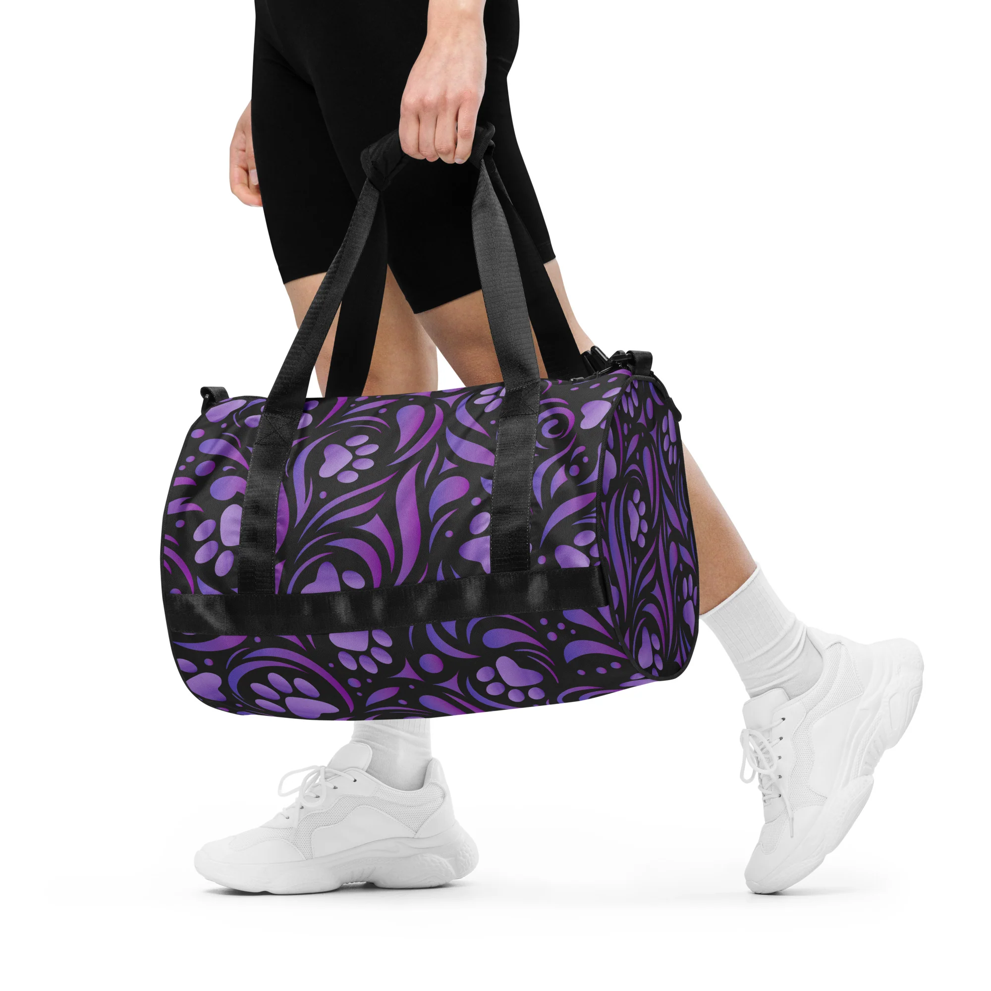 Purple Paw Symphony Duffel Bag - Image 2