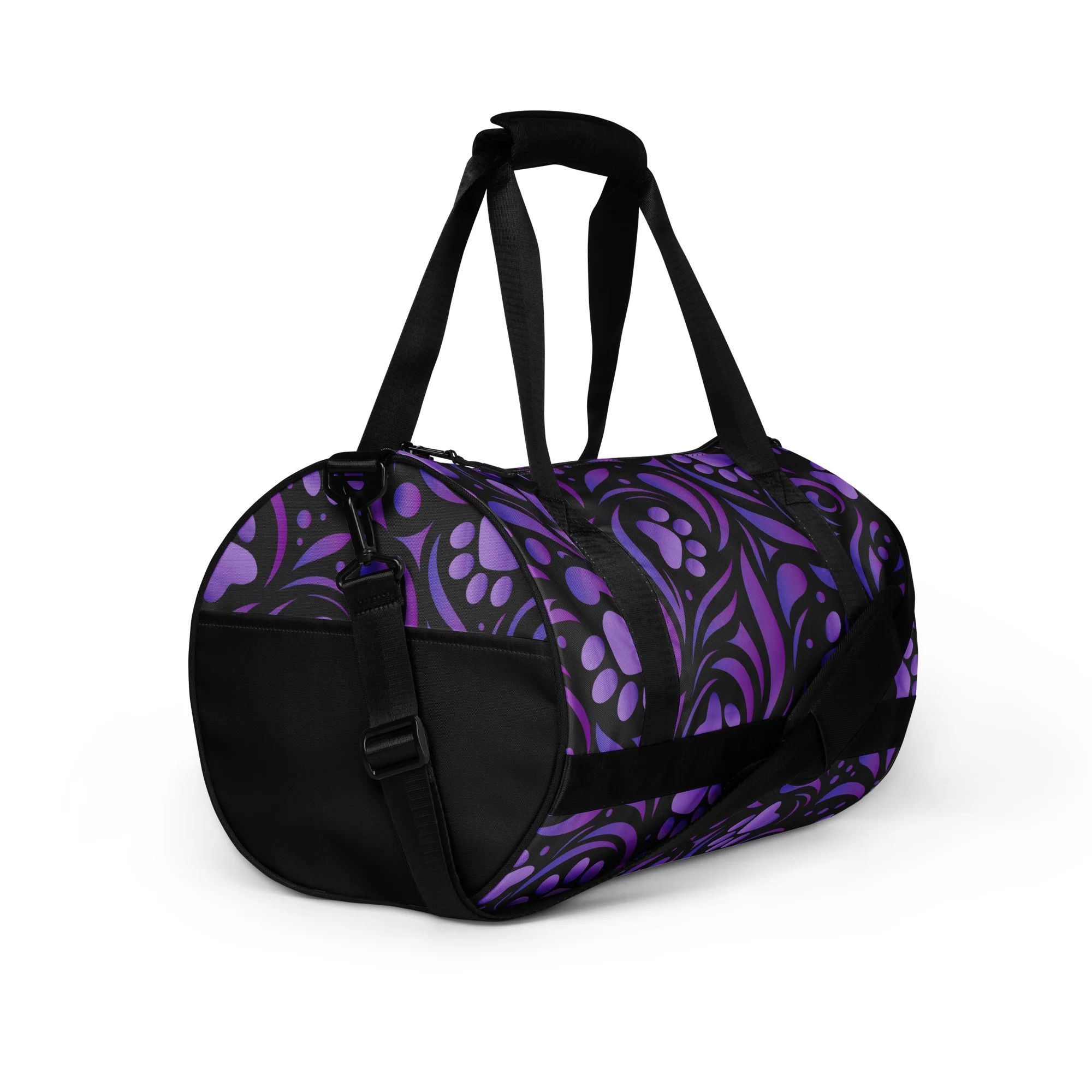 Purple Paw Symphony Duffel Bag - Image 8