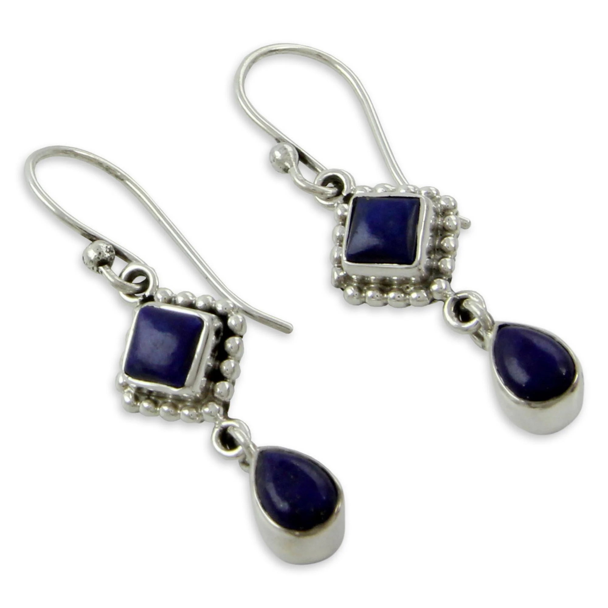 Queen of Diamonds Dangle Earrings - Image 3
