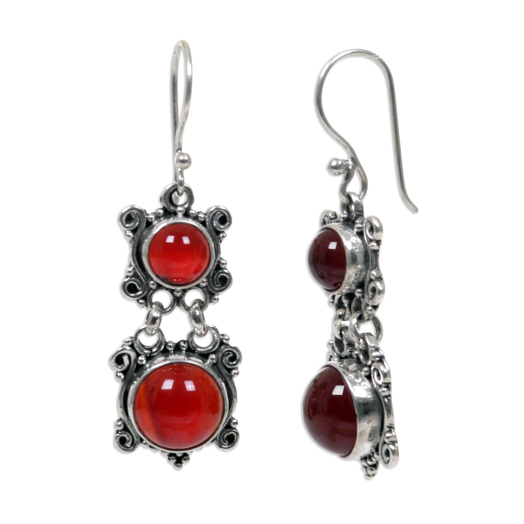 Radiant Queen Dangle Earrings - Image 3