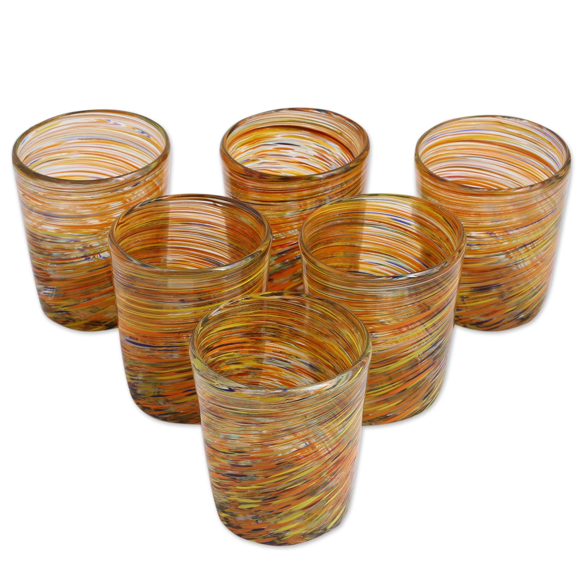 Rainbow Centrifuge Recycled Water Glasses - Image 3