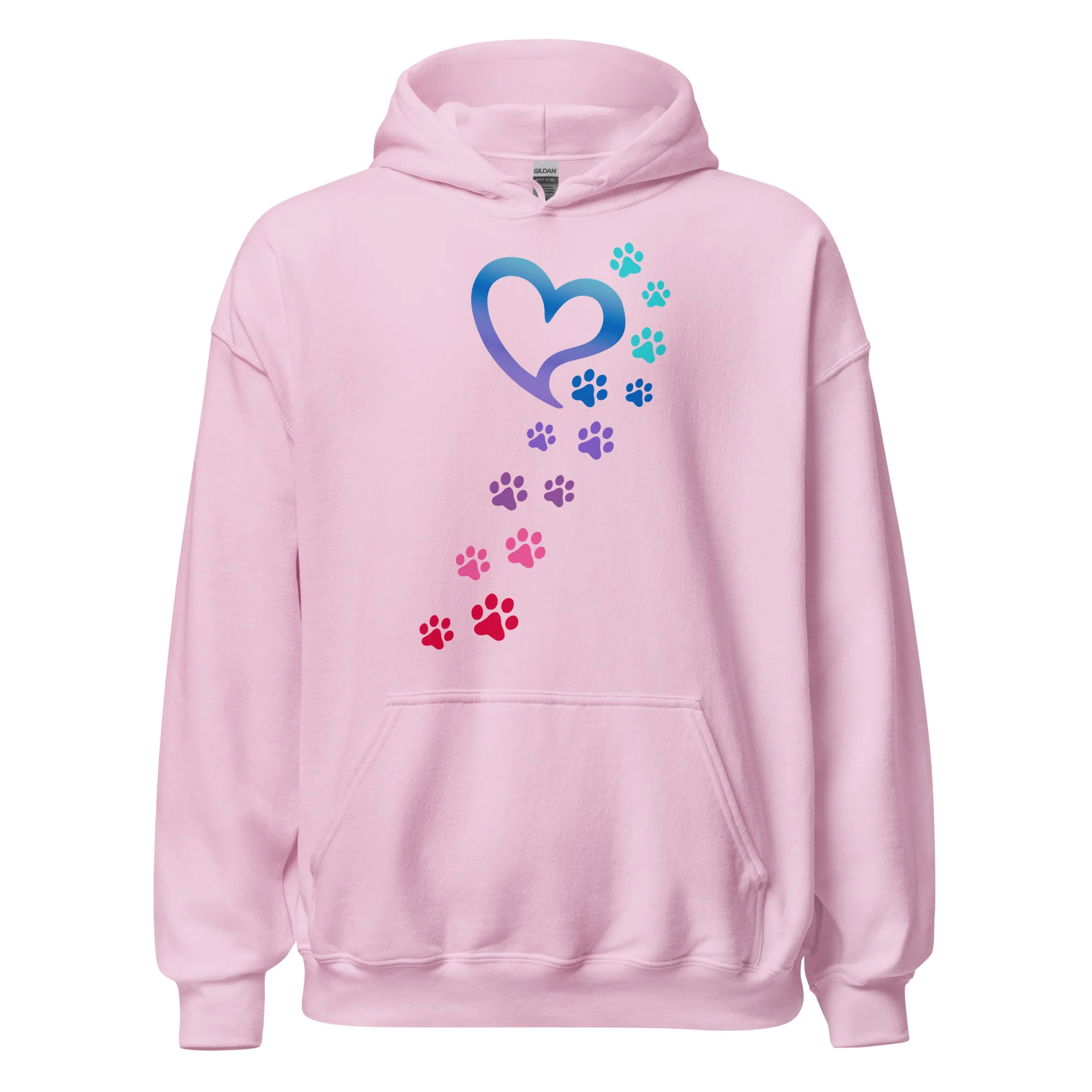 Rainbow Paws To My Heart Hoodie - Image 5