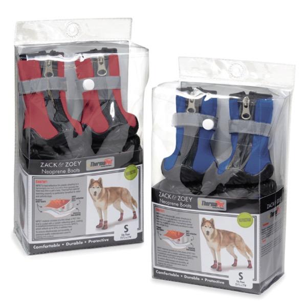 Red Neoprene Dog Boots