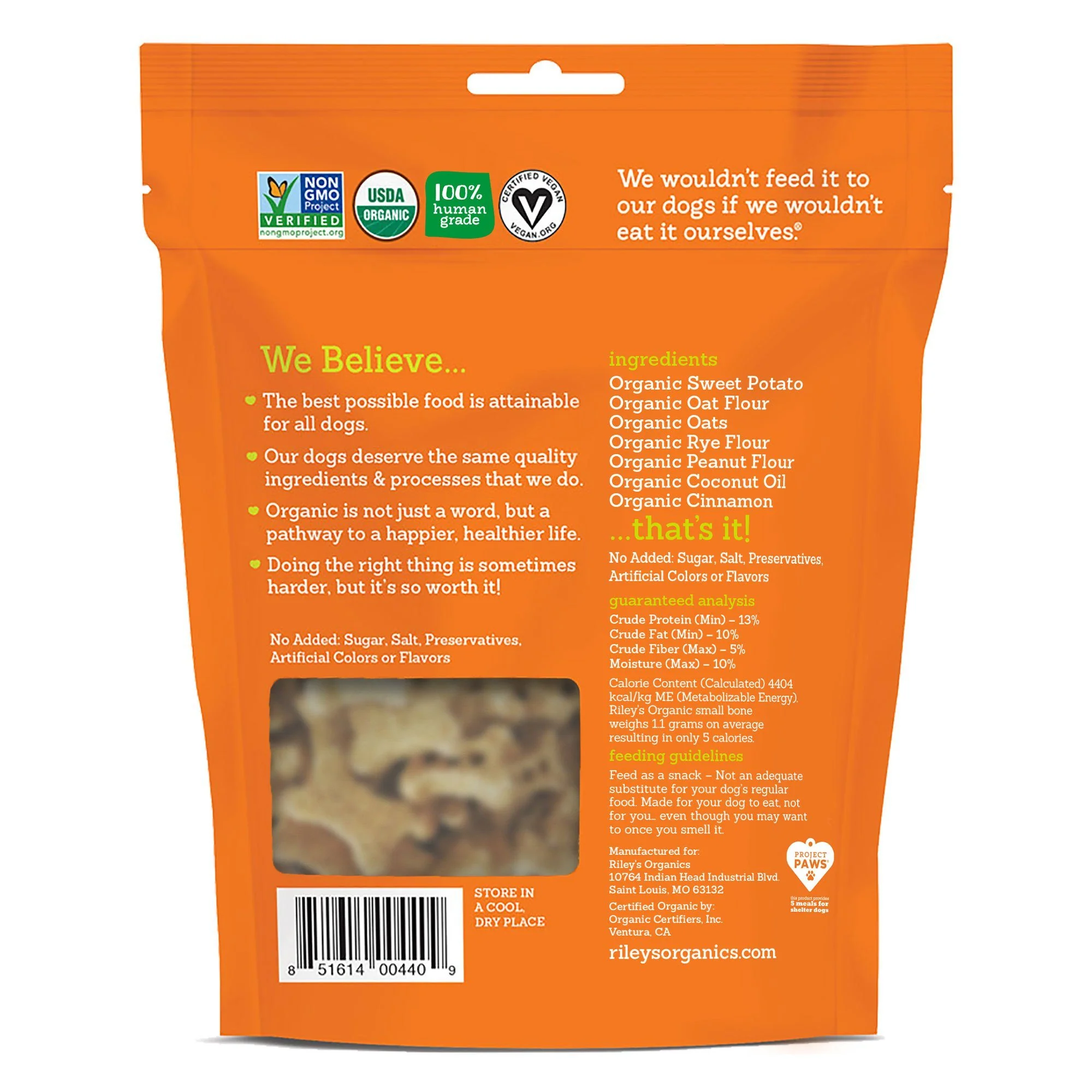 Riley's Organic Sweet Potato Dog Treats - Image 3