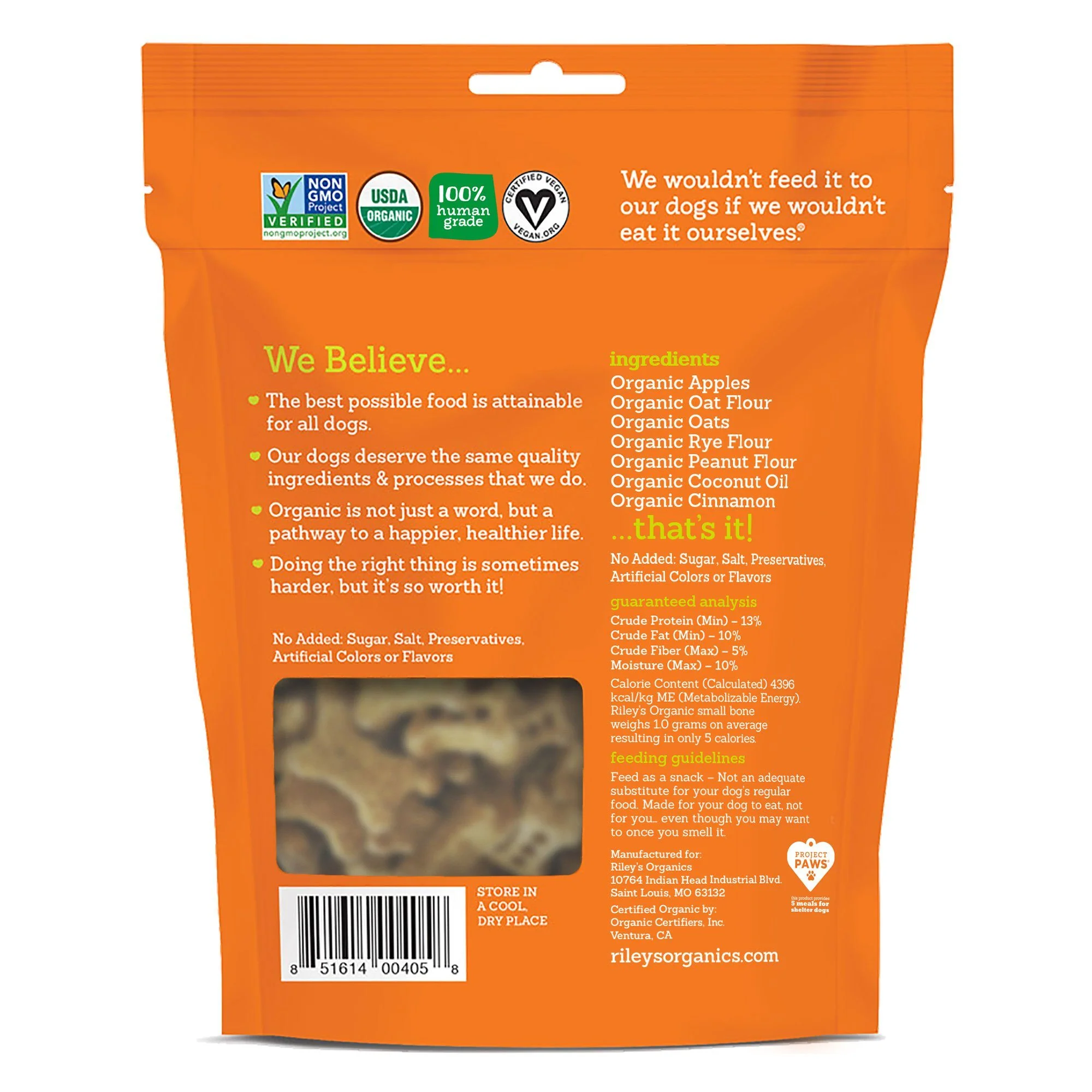 Riley's Organic Tasty Apple Dog Treats - Image 3
