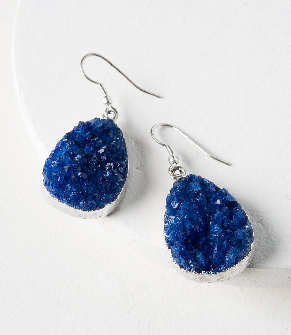 Rishima Druzy Drop Earrings - Image 6