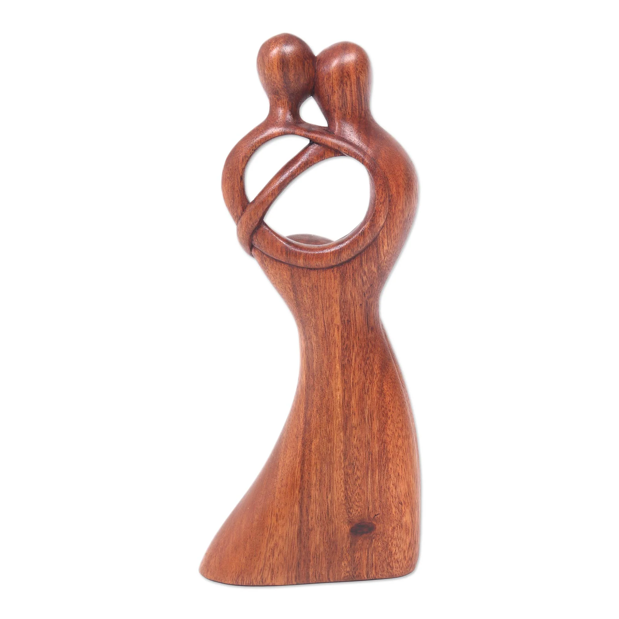 Romantic Dance Romantic Dance Wood Sculpture from Bali - Image 3