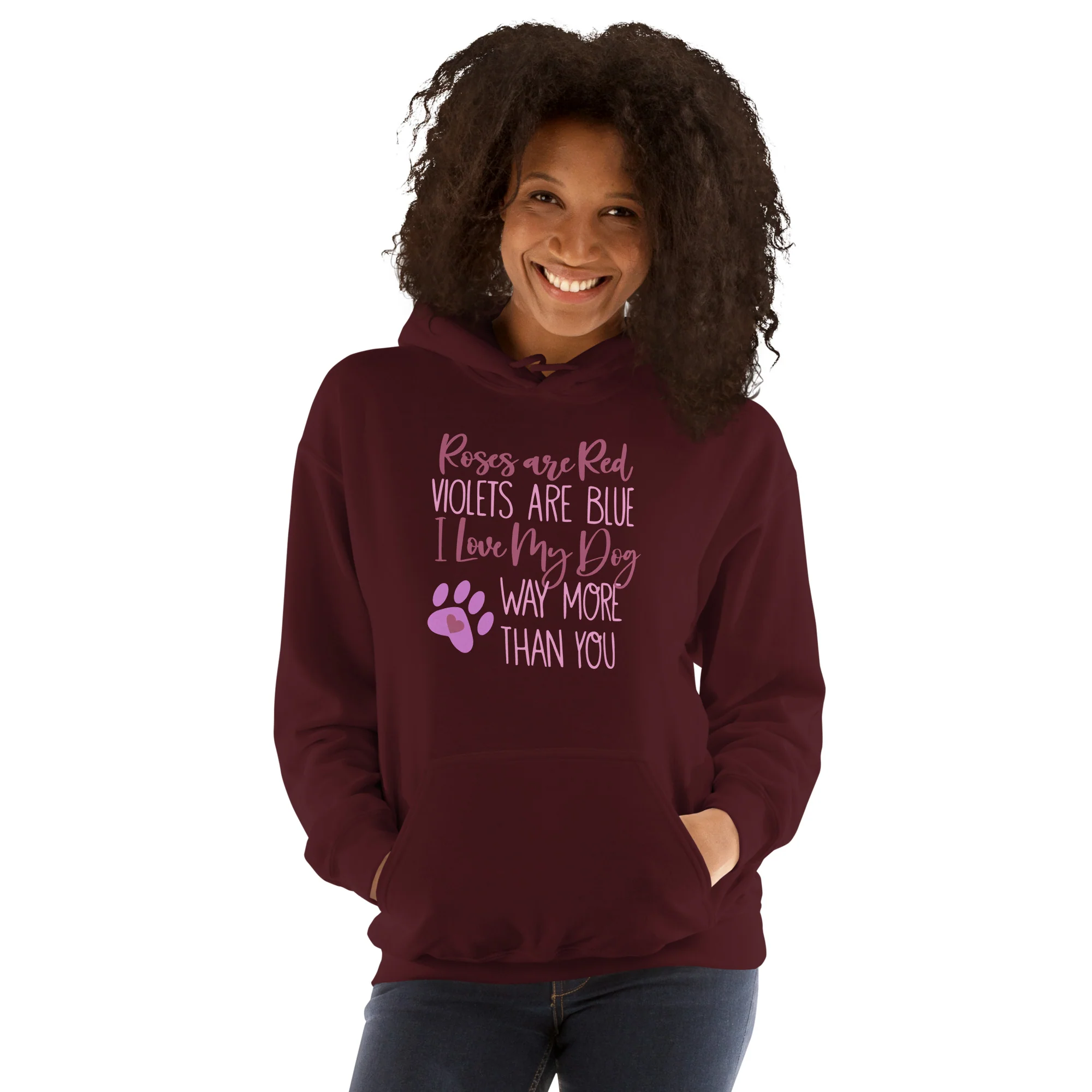 Roses Are Red Dog Hoodie - Image 15