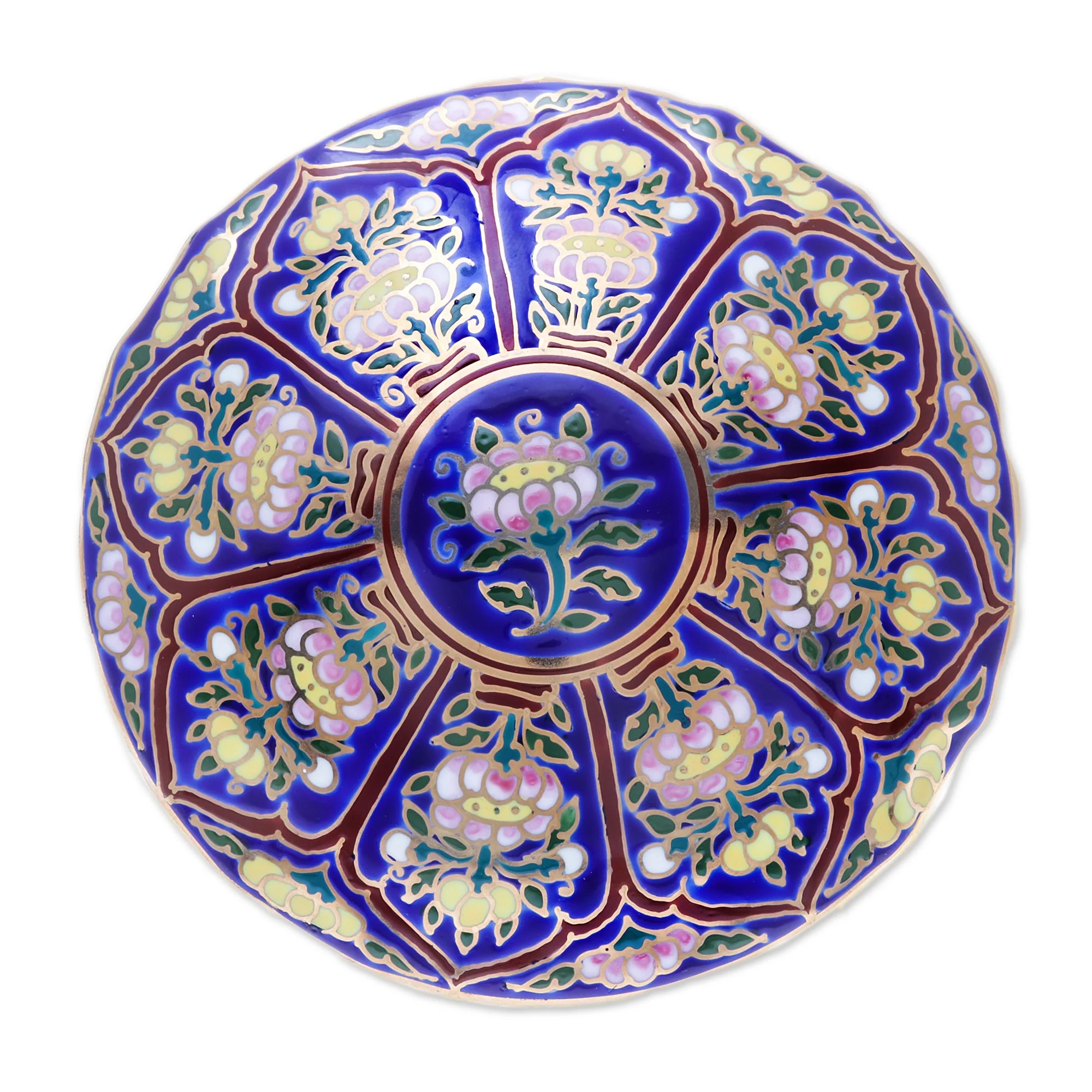 Royal Benjarong Gilded Porcelain Box - Image 5