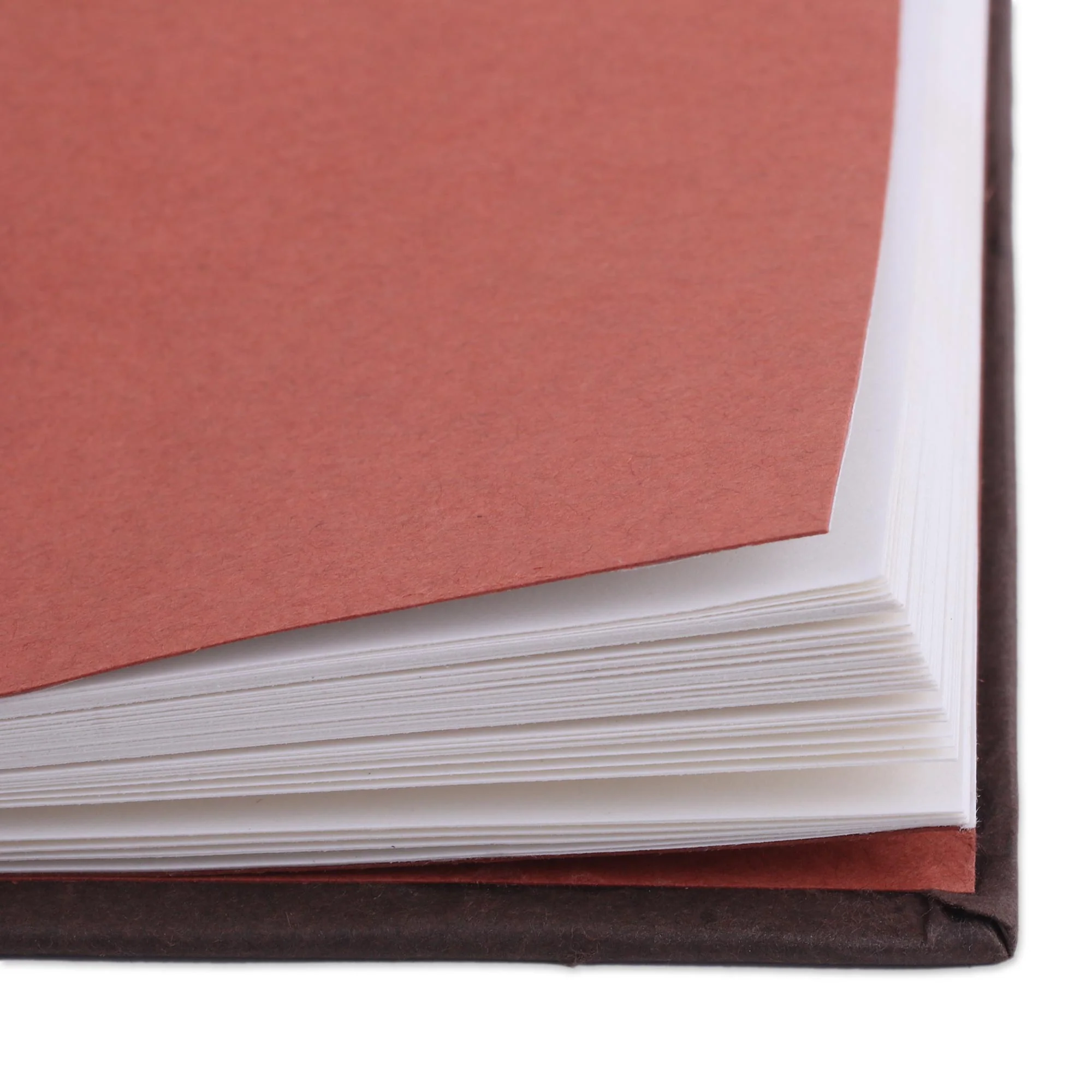 Royal Gajraj India Elephant-Themed Handmade Paper Journal in Mahogany - Image 5