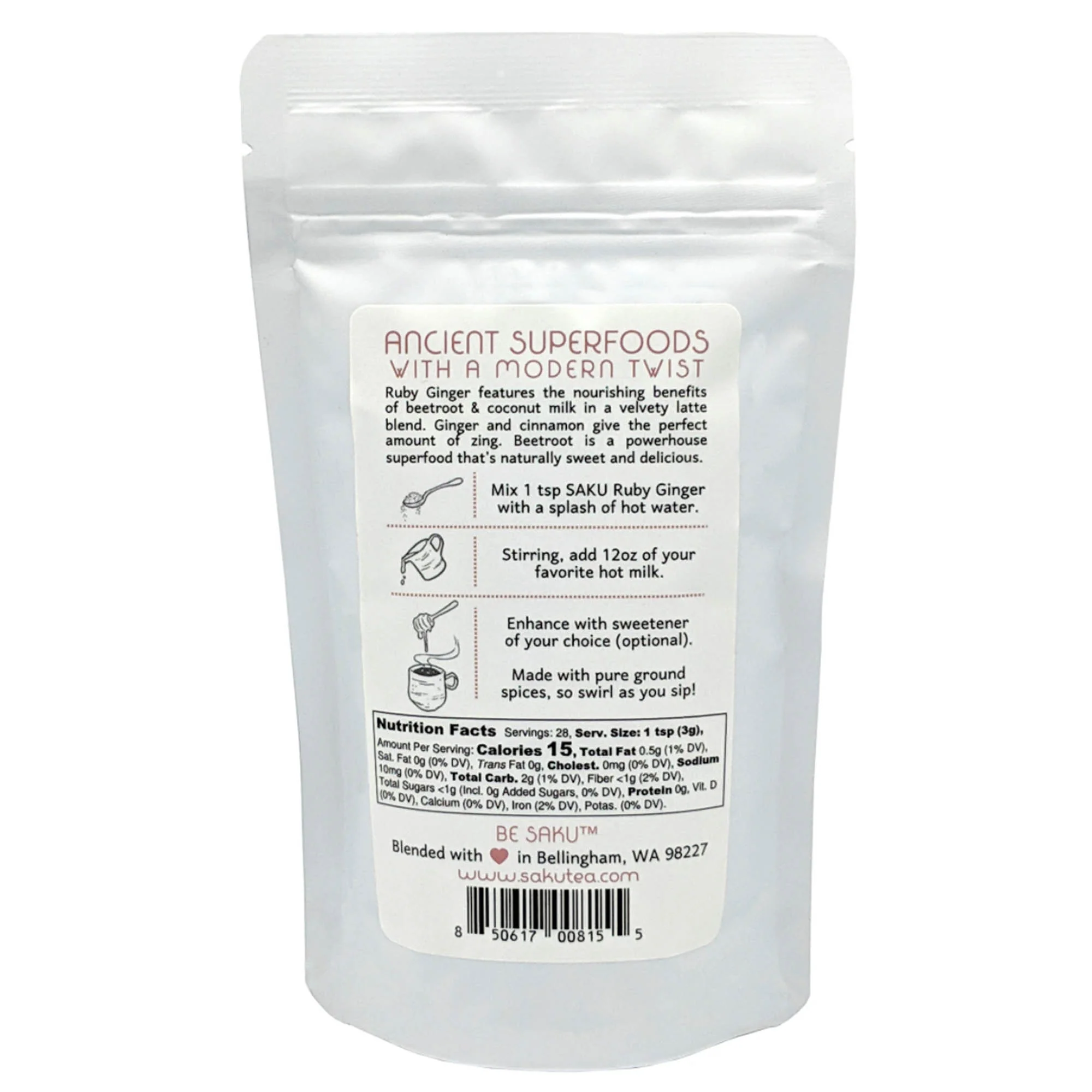 Ruby Ginger Beetroot Latte Blend Tea - Image 2