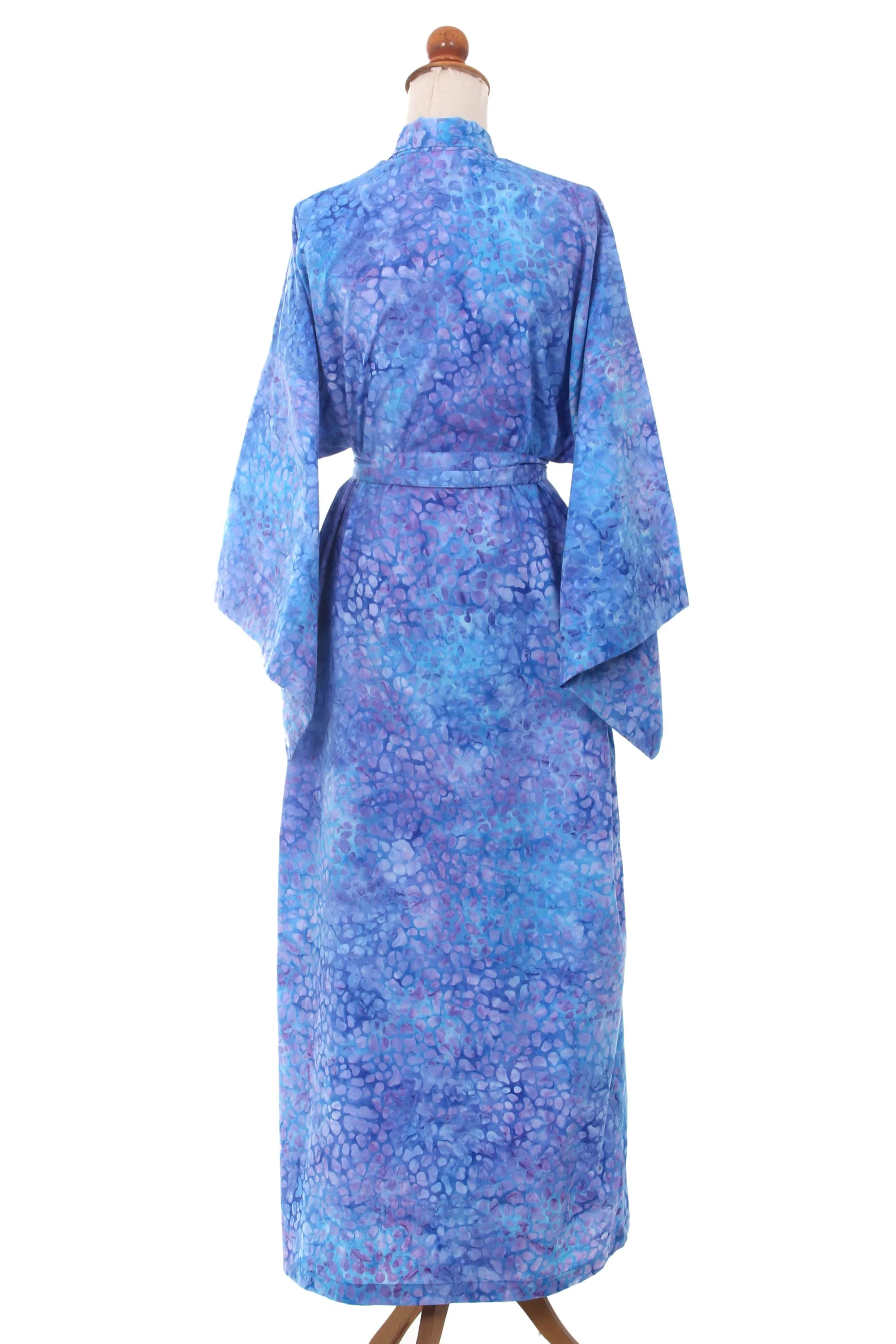 Rushing River Women's Batik Cotton Robe - Image 5