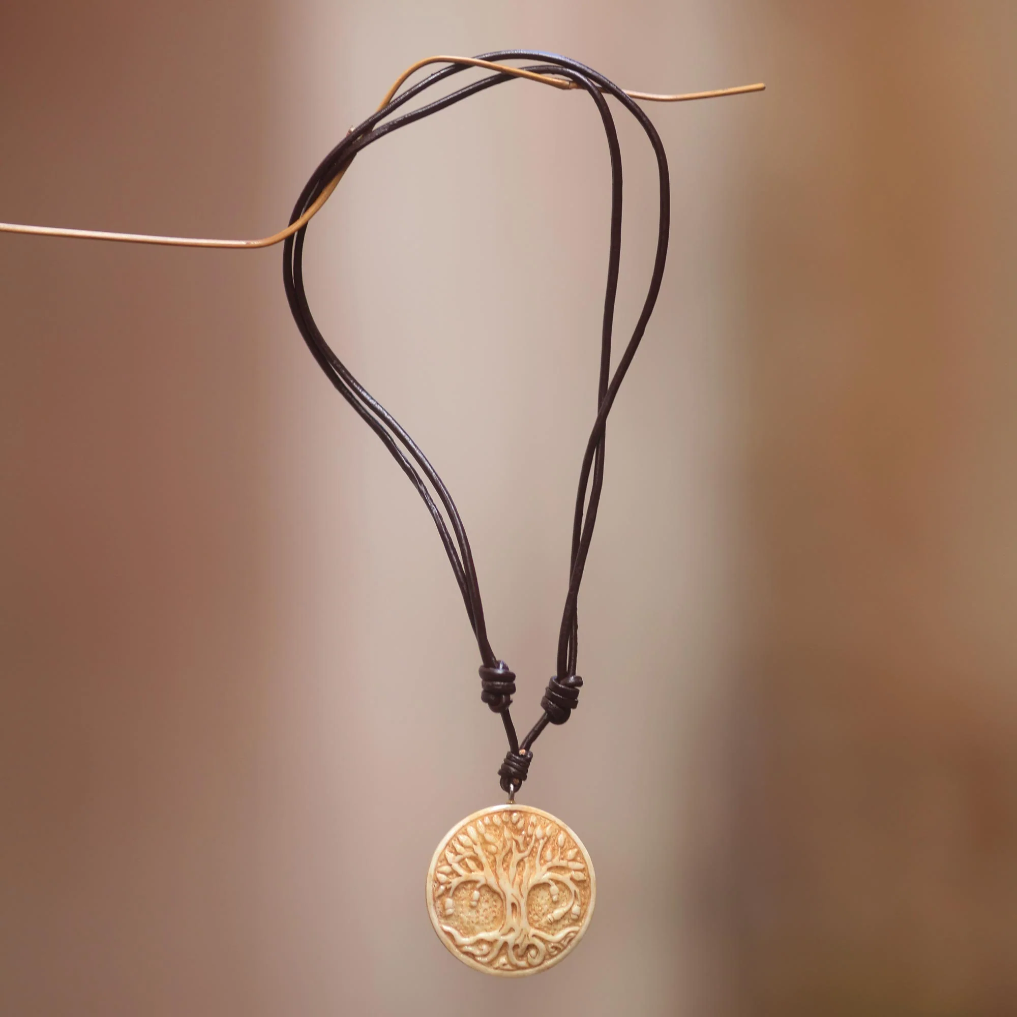Sacred Tree Adjustable Pendant Necklace - Image 3