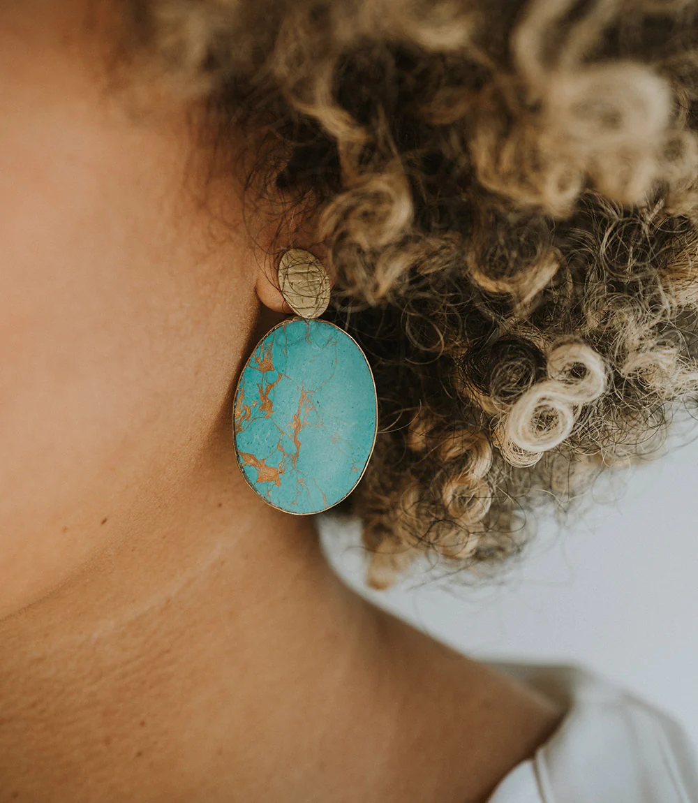 Sandhya Earrings - Coin - Image 3