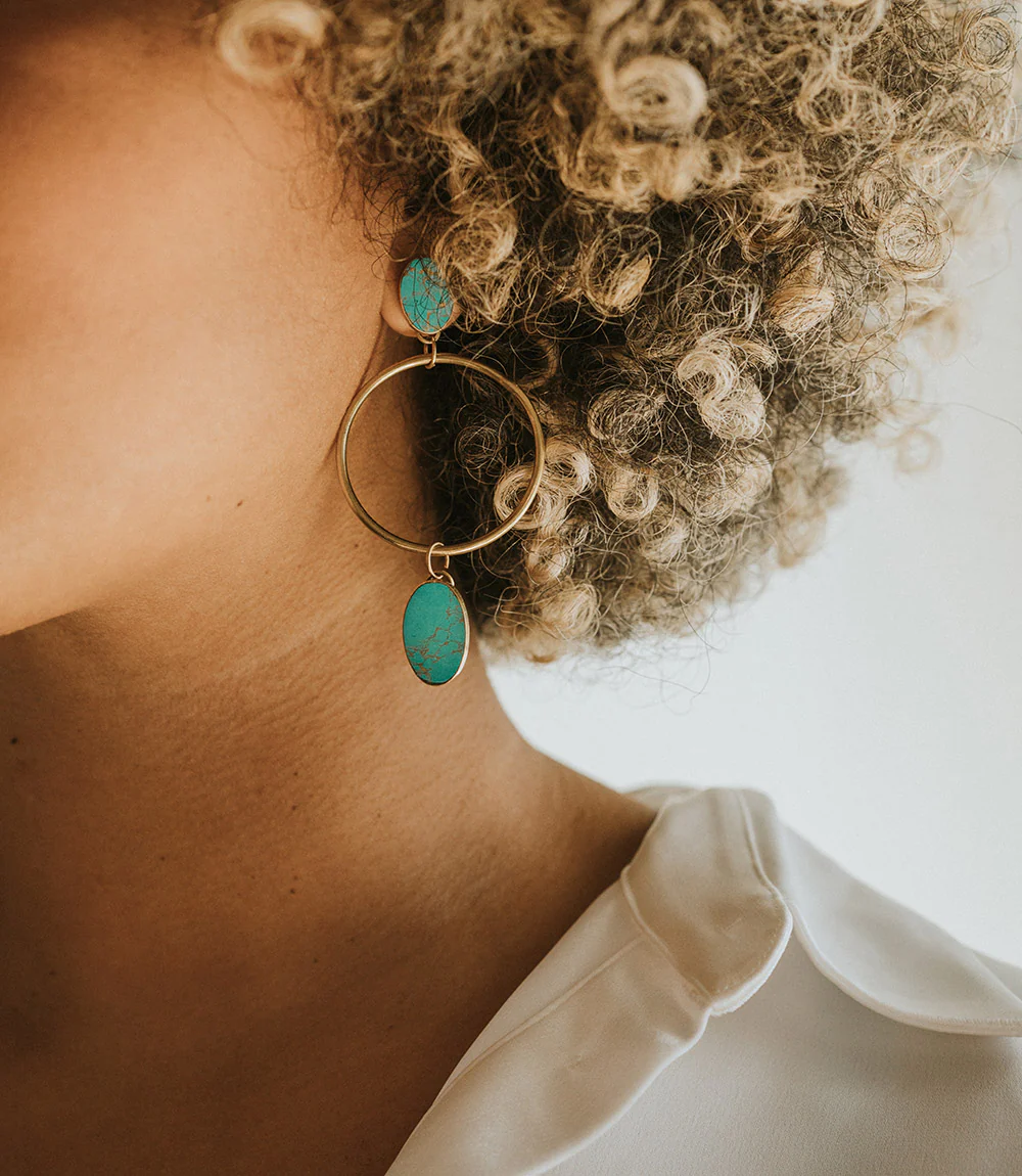 Sandhya Earrings - Drop - Image 3