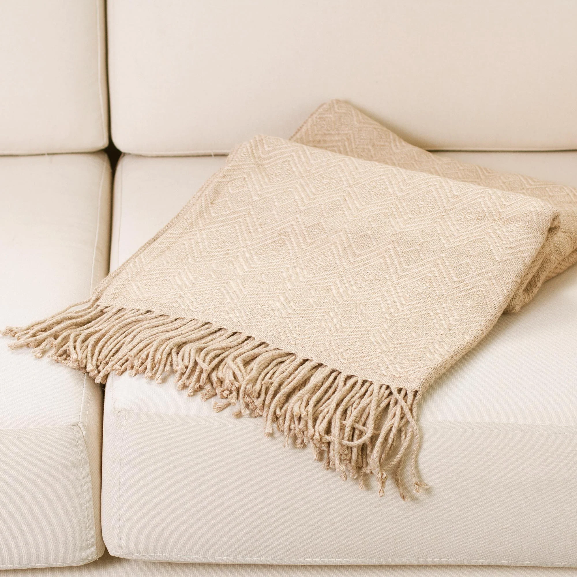 Sandy Passion Alpaca Blend Throw Blanket - Image 3
